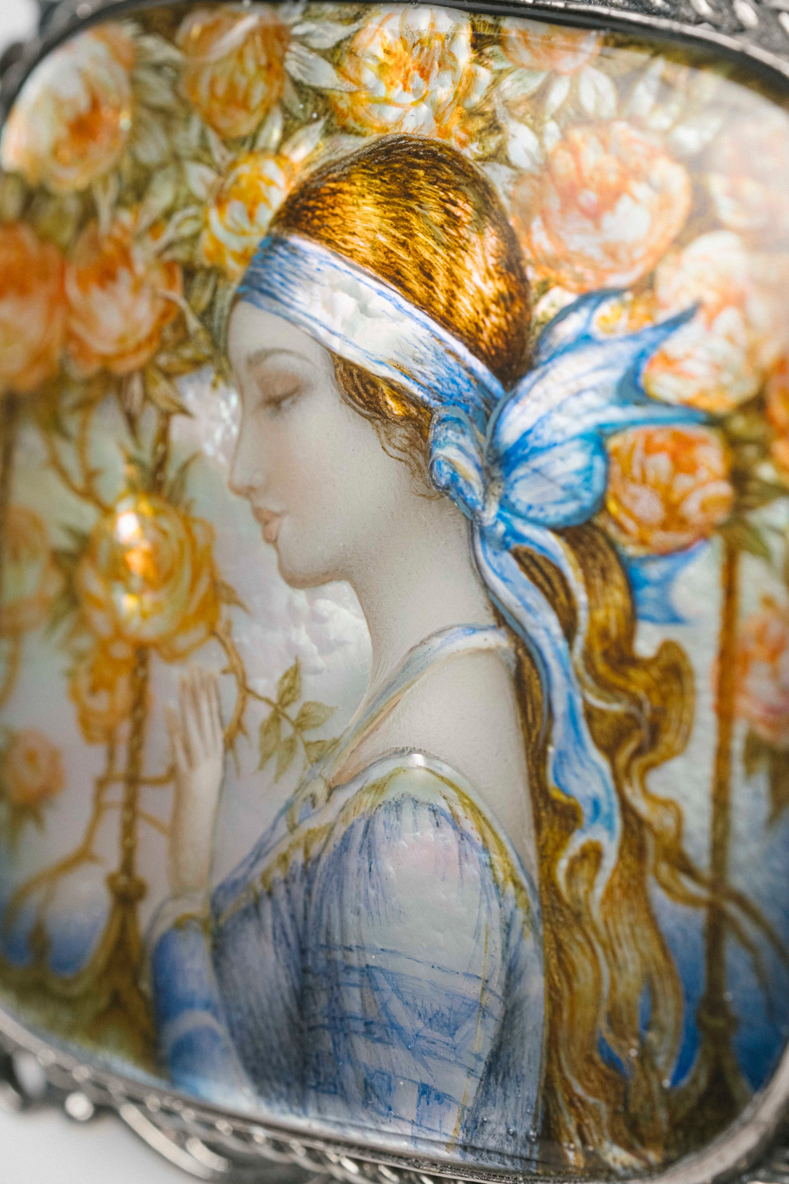 Girl with a Blue Ribbon. Marina Rogatova