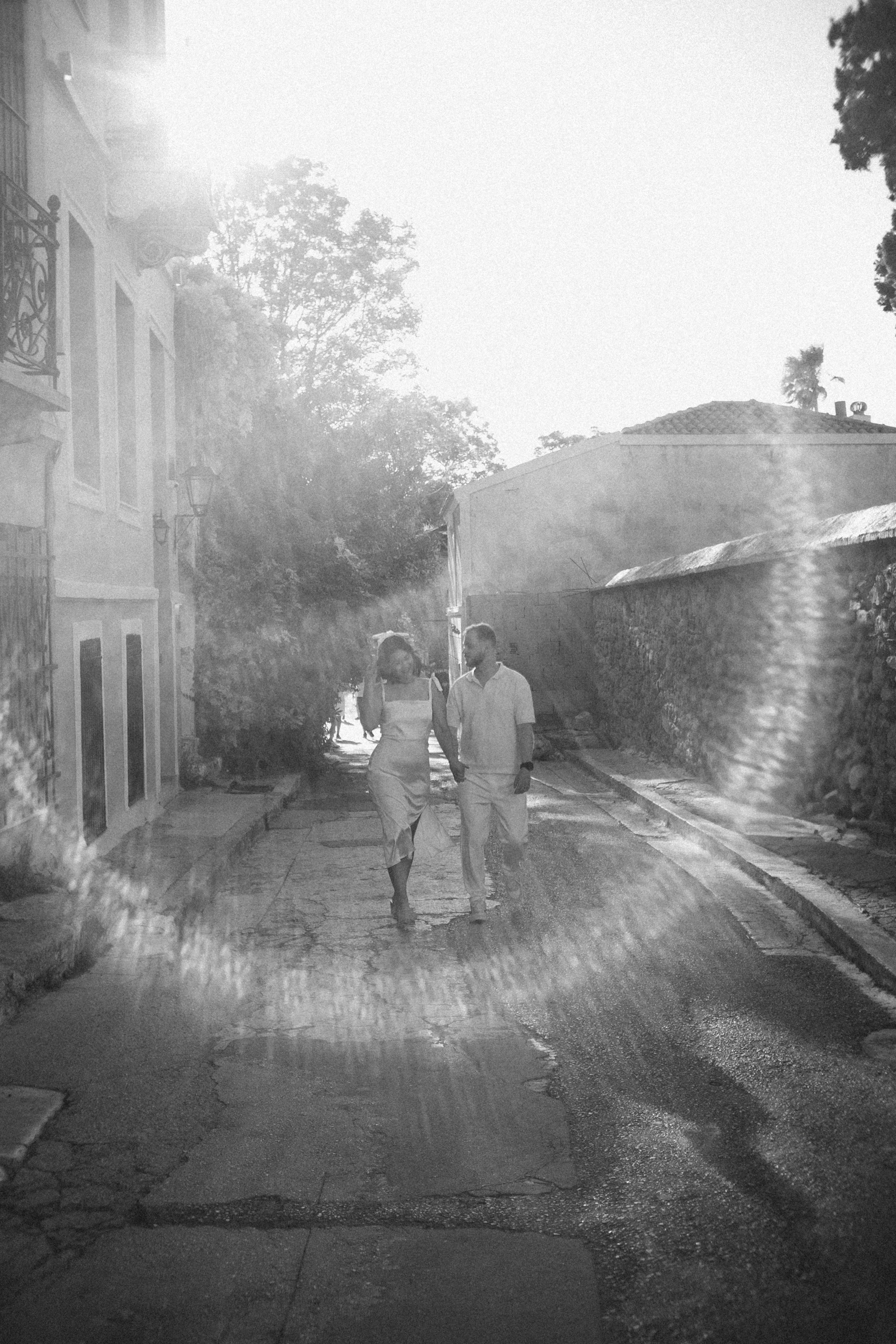 Engagement photoshoot in Athens. Photographer in Greece Kristina