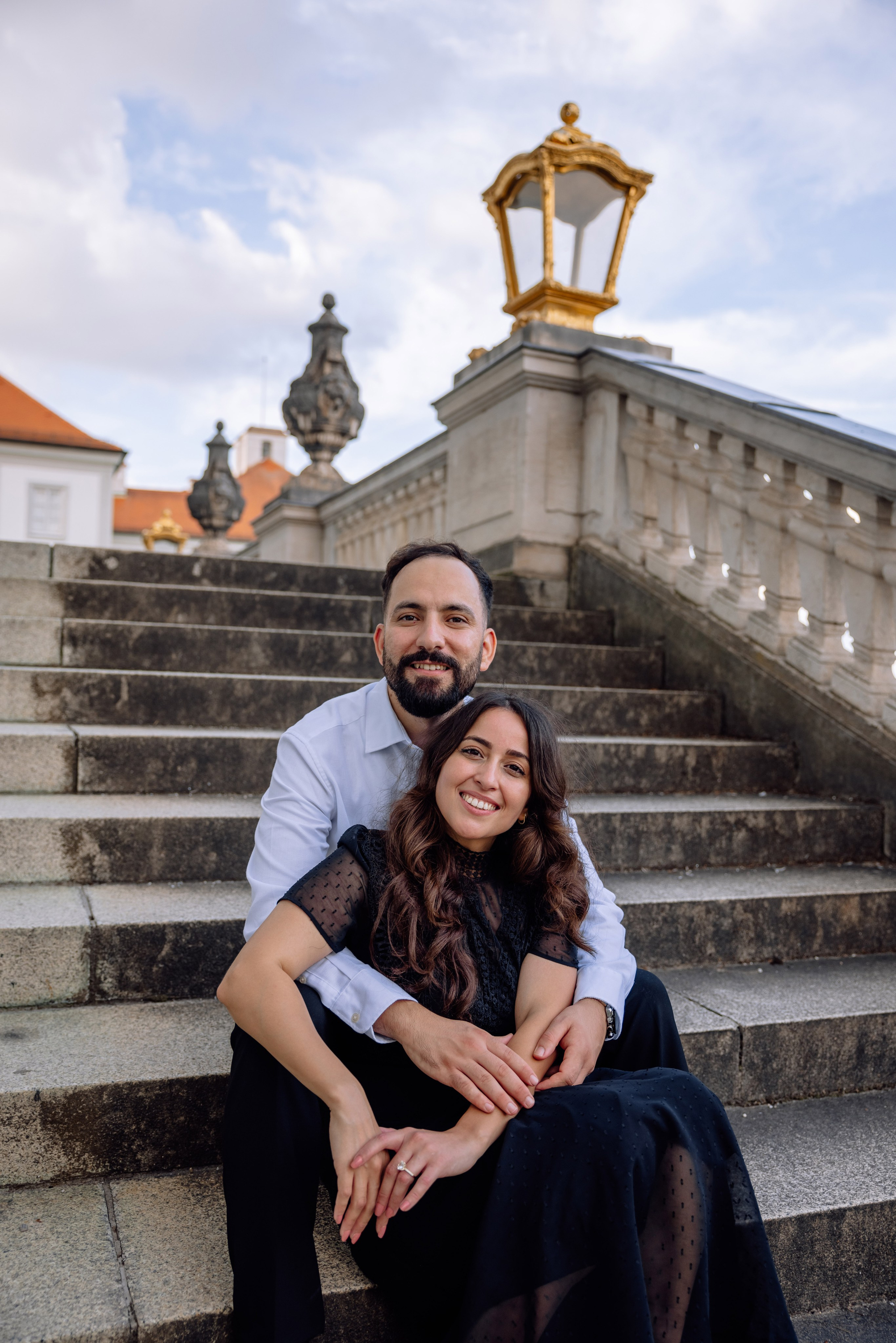 Antrag am Schloss Nymphenburg. Hochzeitsfotograf München Taufe Familienfotograf Tanja Mauke