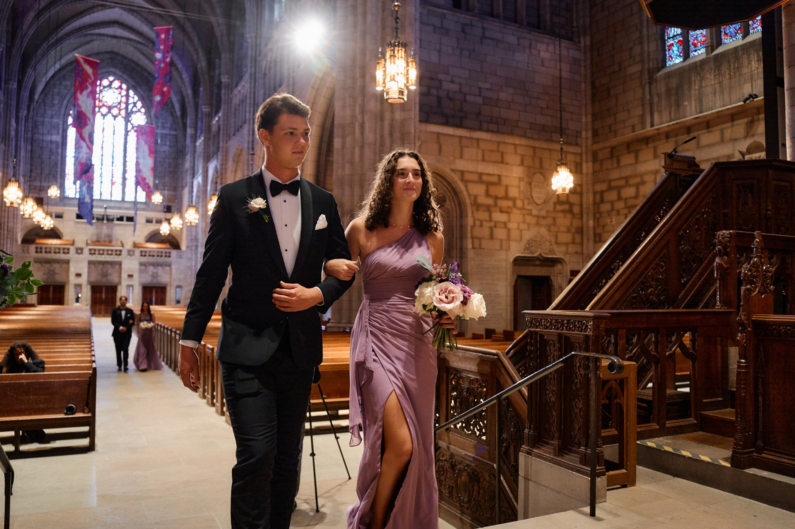 Elegant Wedding Ceremony at a Historic New York Cathedral | Timankov Photography. Professional Wedding and event photographer USA New York