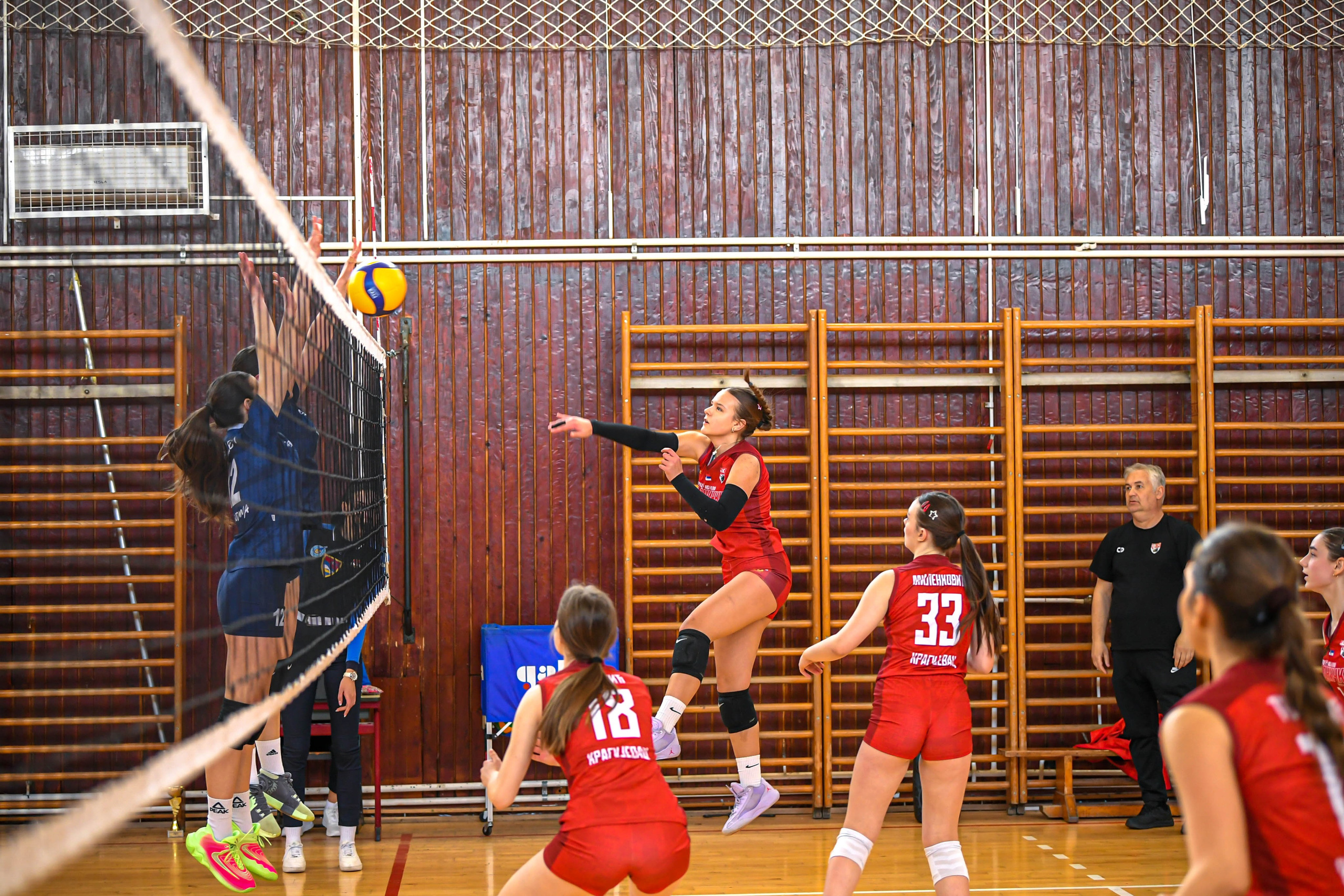 Odbojka 22.03.  Radnicki KG — BlockVolley JAG. Foto Simic Jagodina