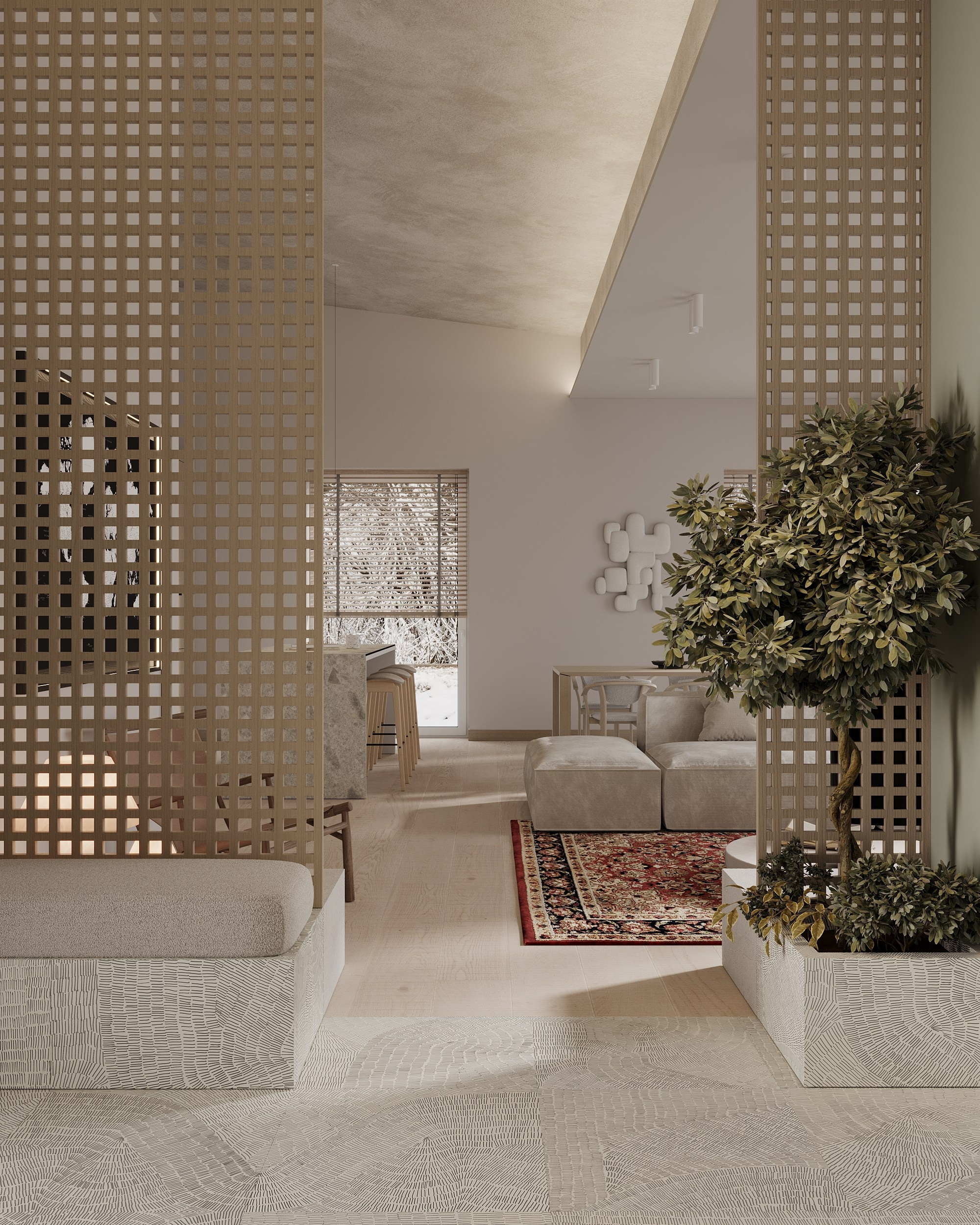 Butterfly House. Simple Archs — high quality visualizations for your interior projects