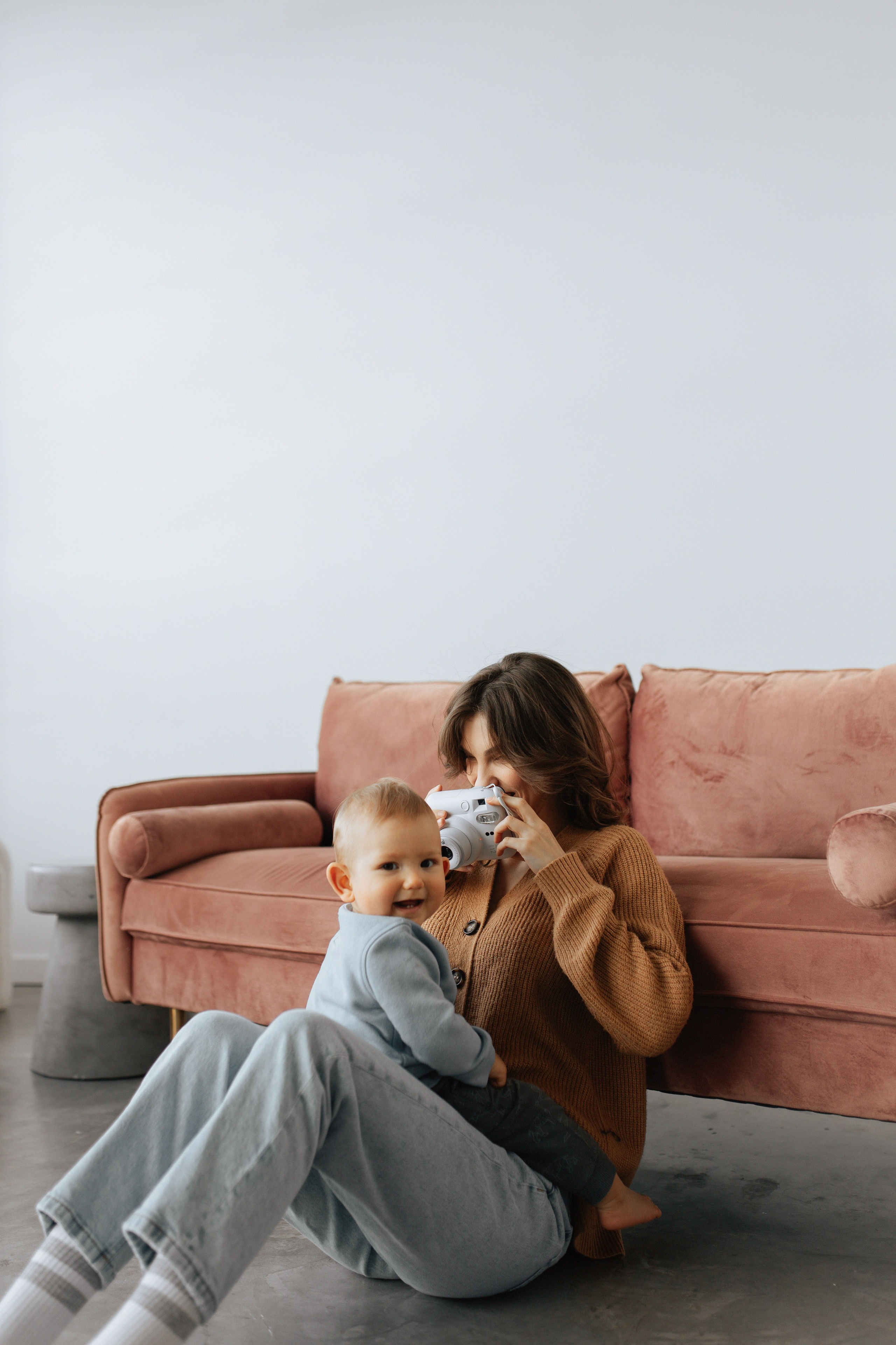 Aleksandr’s first birthday. Home