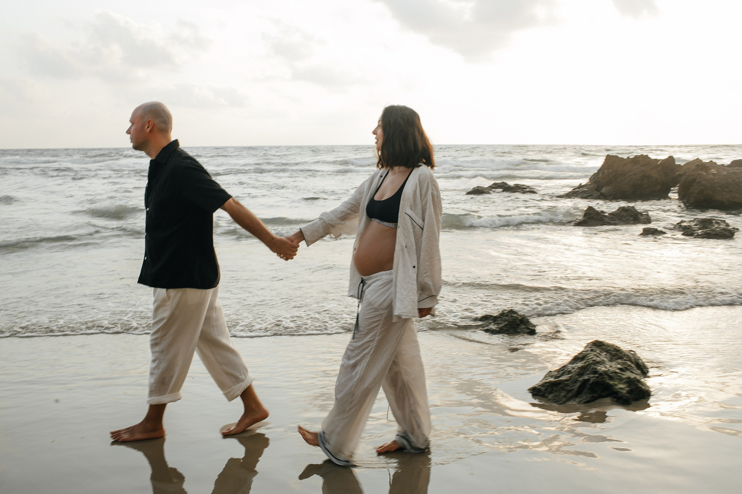 Katya & Fil Givat Olga. Family photographer in Israel