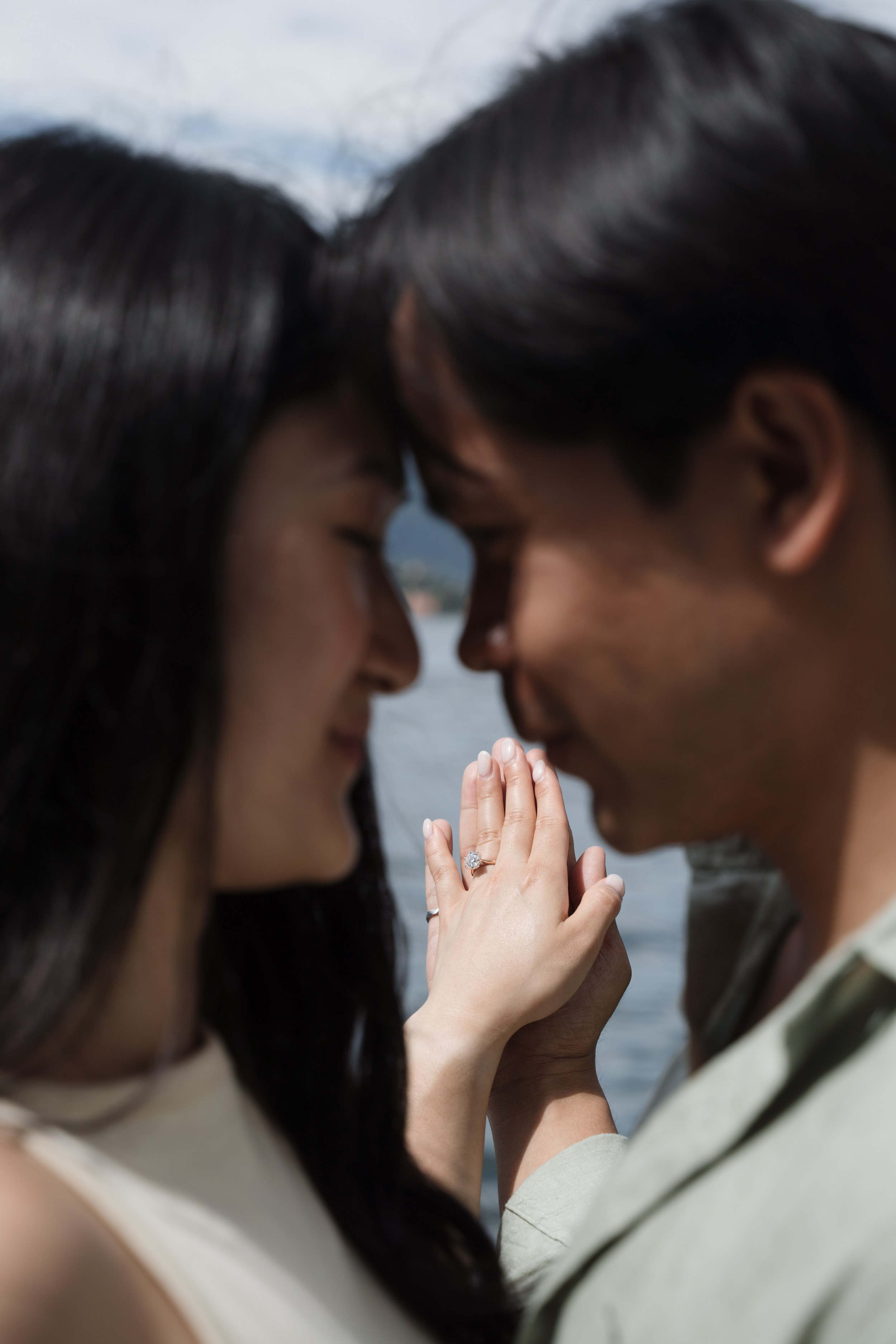 Tremezzo Sunrise Proposal. Lake Como Proposal Photographer | Surprise Proposals & Engagements