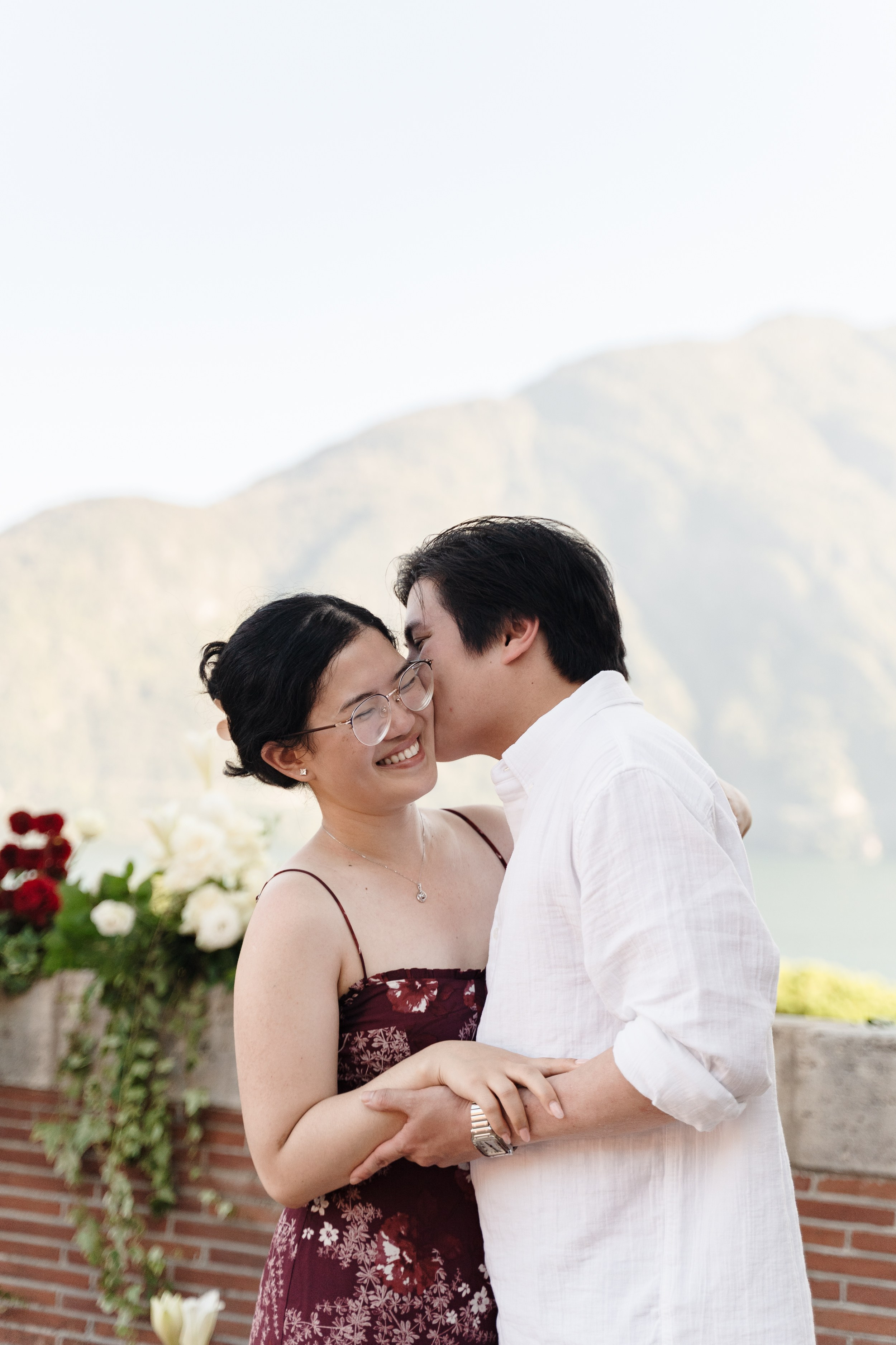 Villa Pessina Secret Proposal on Lake Como. Proposal Photographer in Lake Como