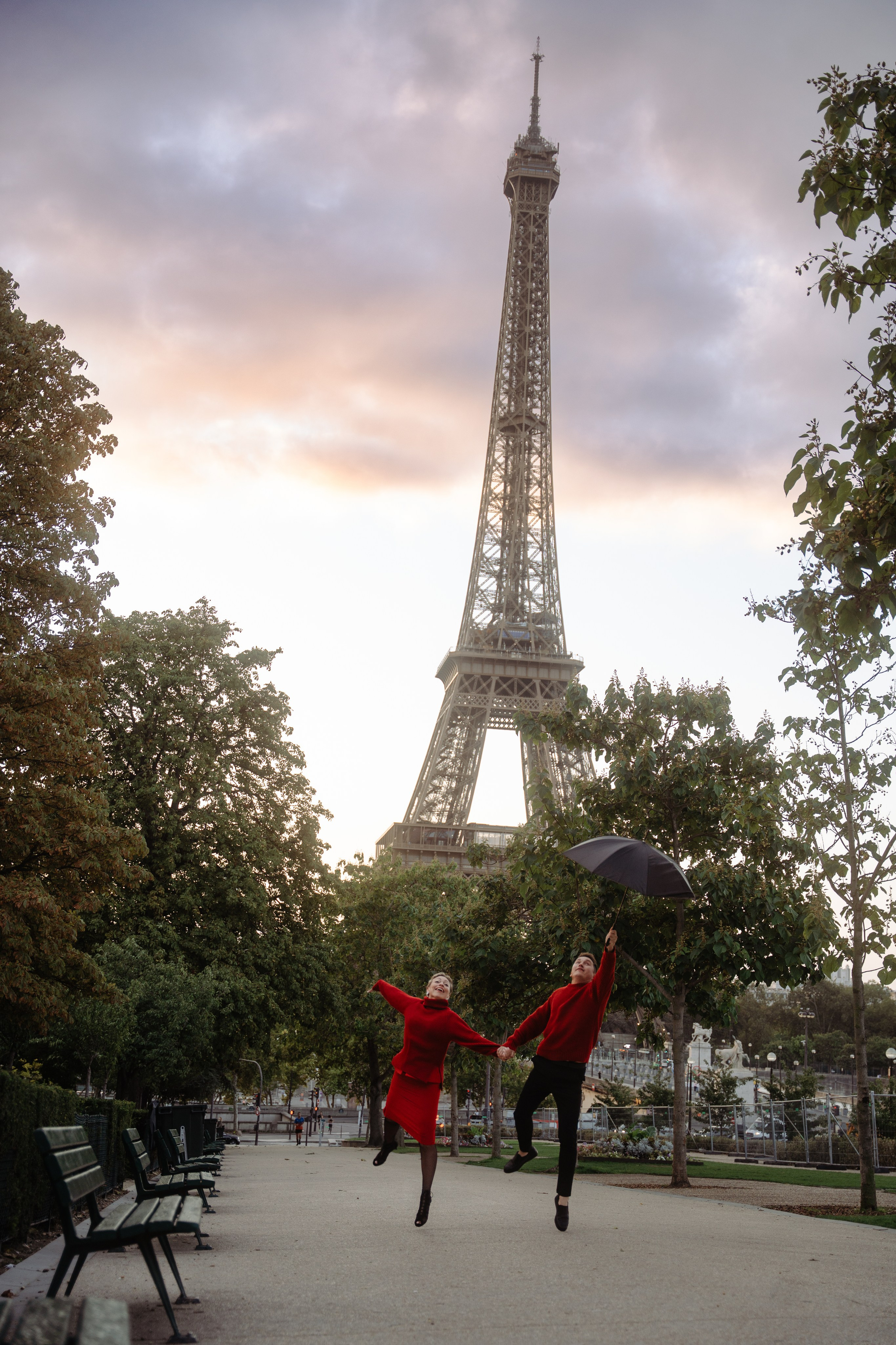 Полина и Павел в Париже. Paris photographer — Polina Osipova