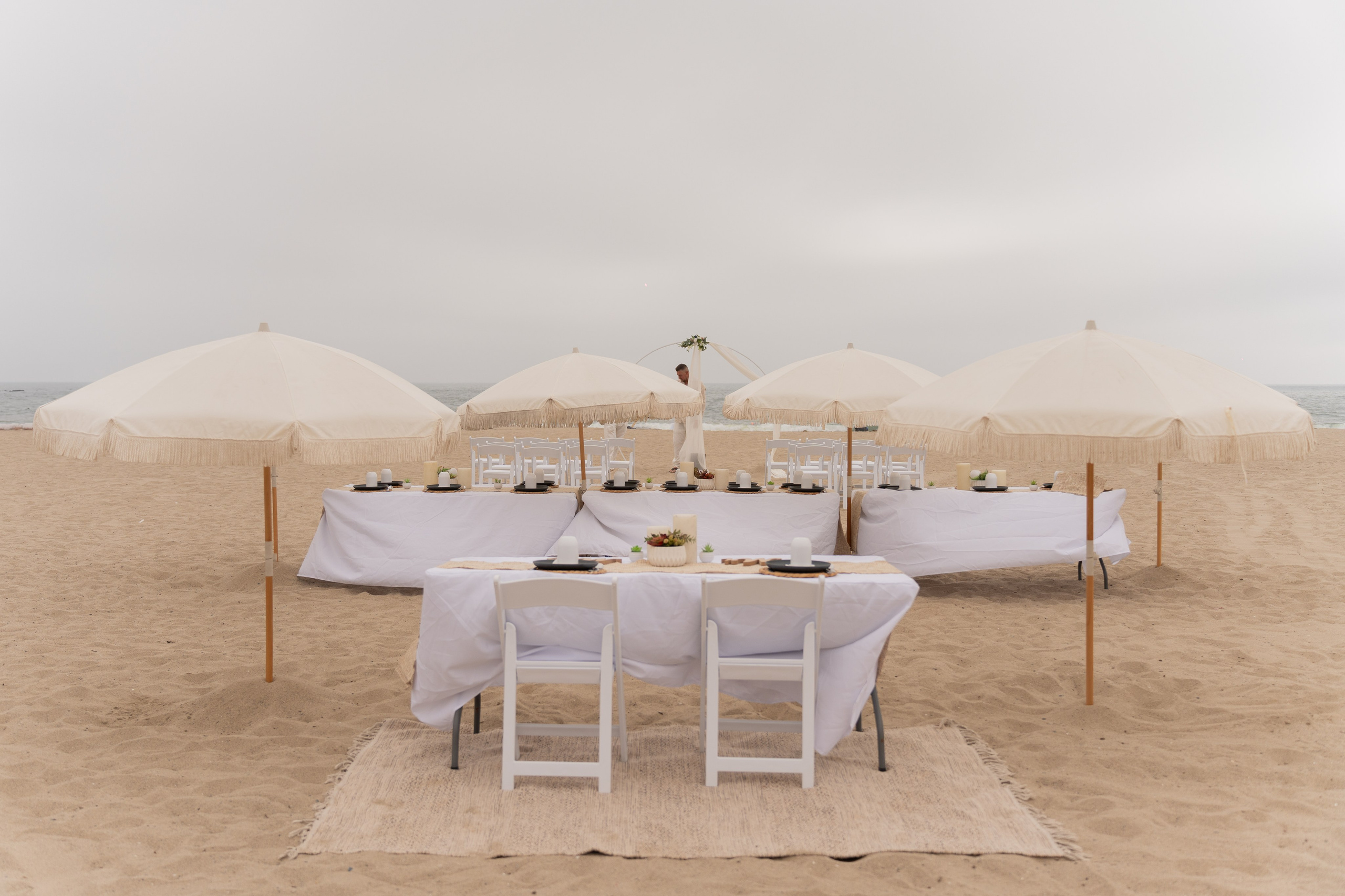 beach wedding Santa Monica