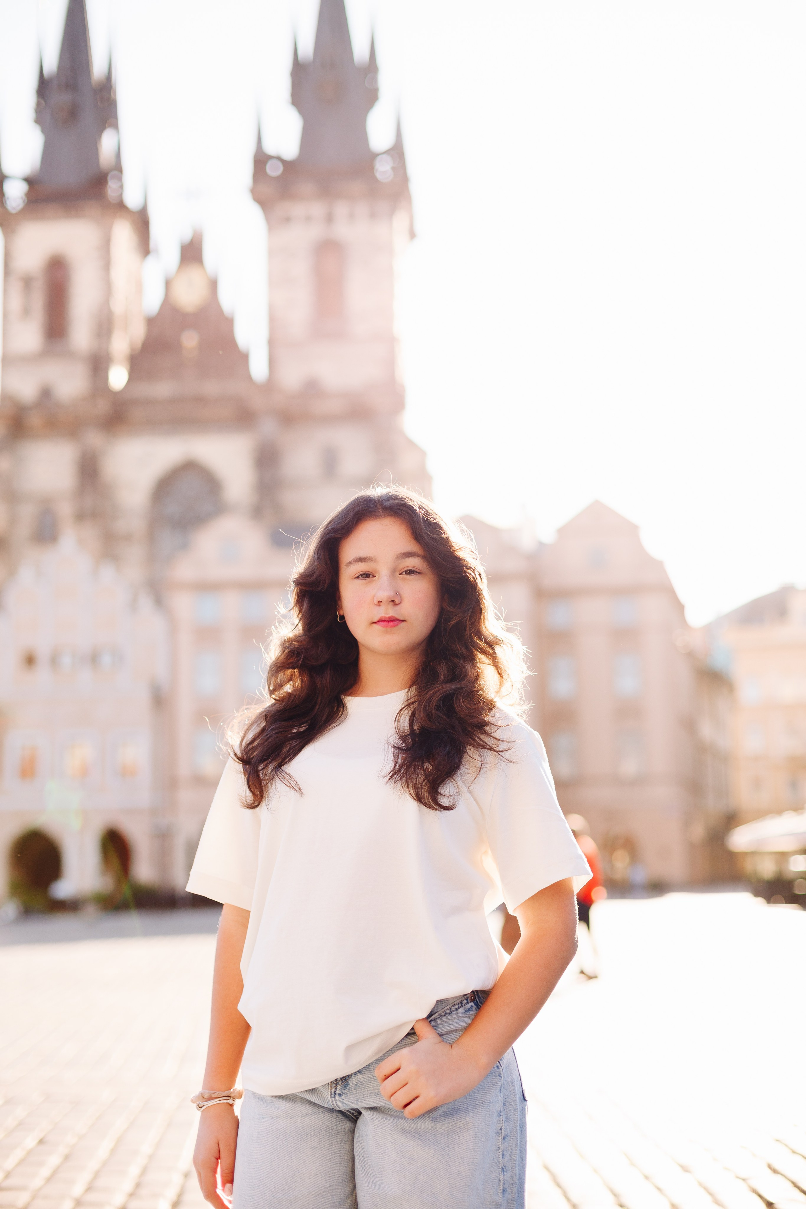 Alina, Alexey, Valeria & Nikol. Photographer in Prague for tourists