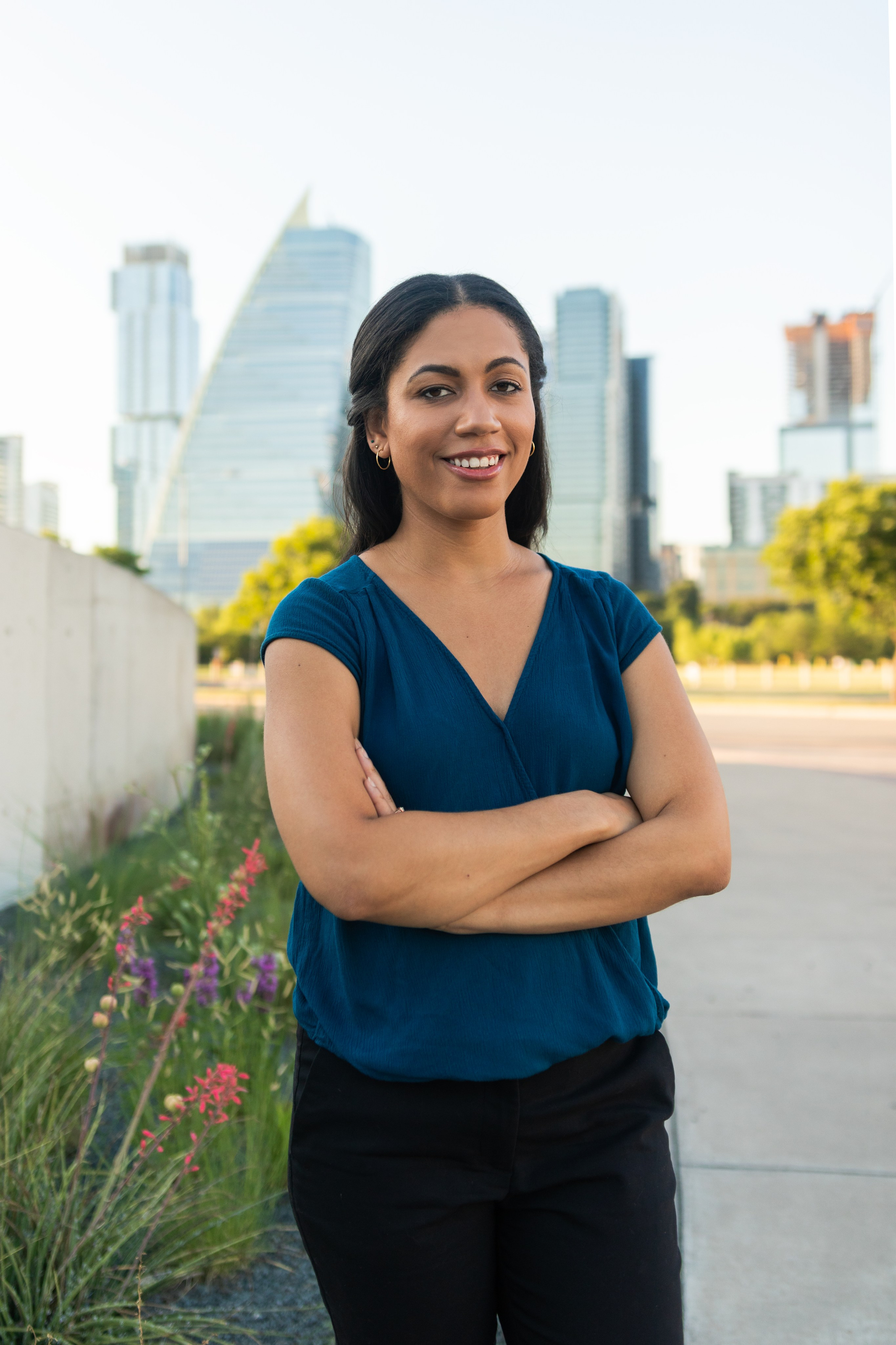 Sarah at the Long Center Convention Center in Austin