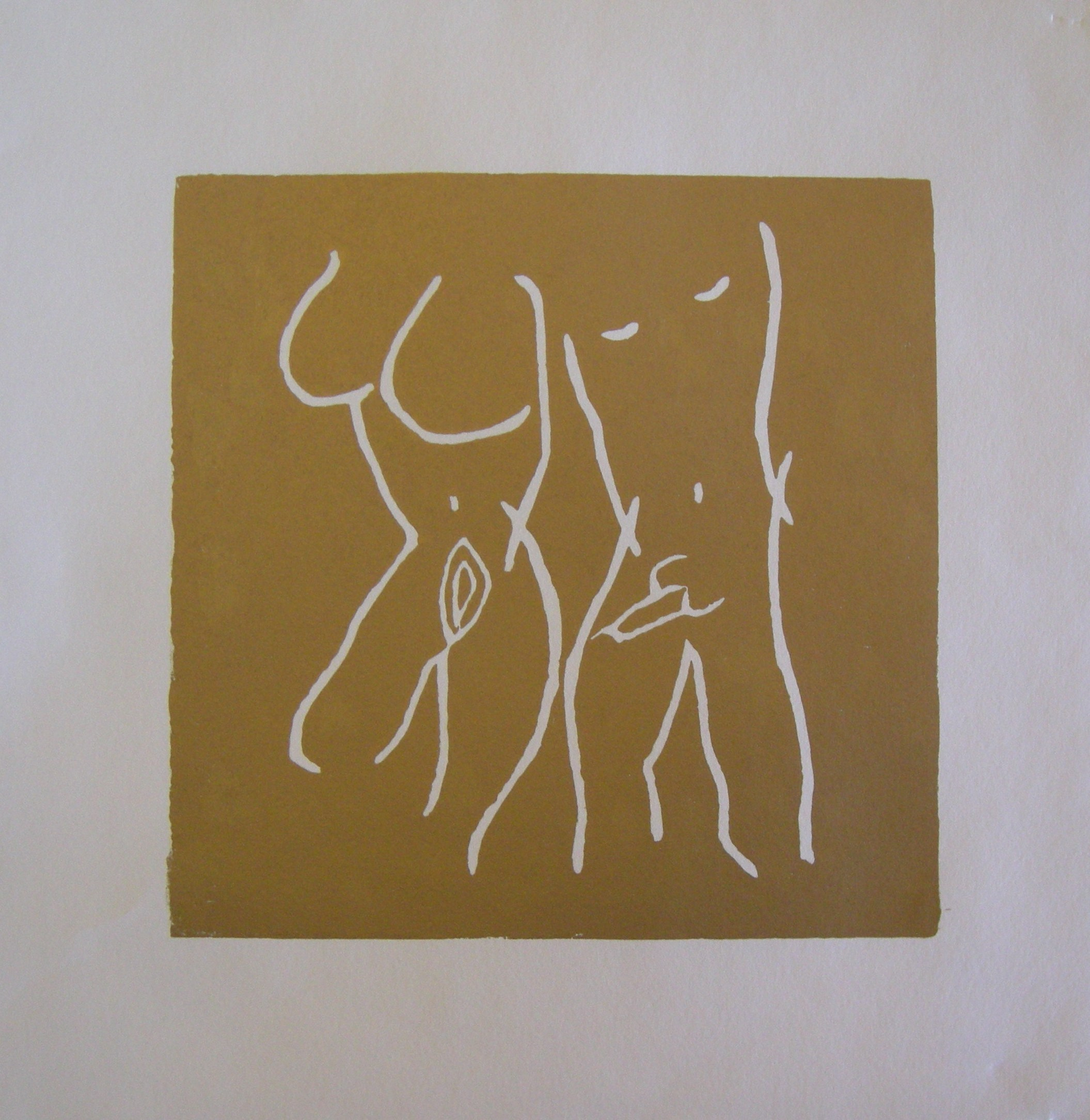Akt 2025 - 20x20 auf Papier 30x30