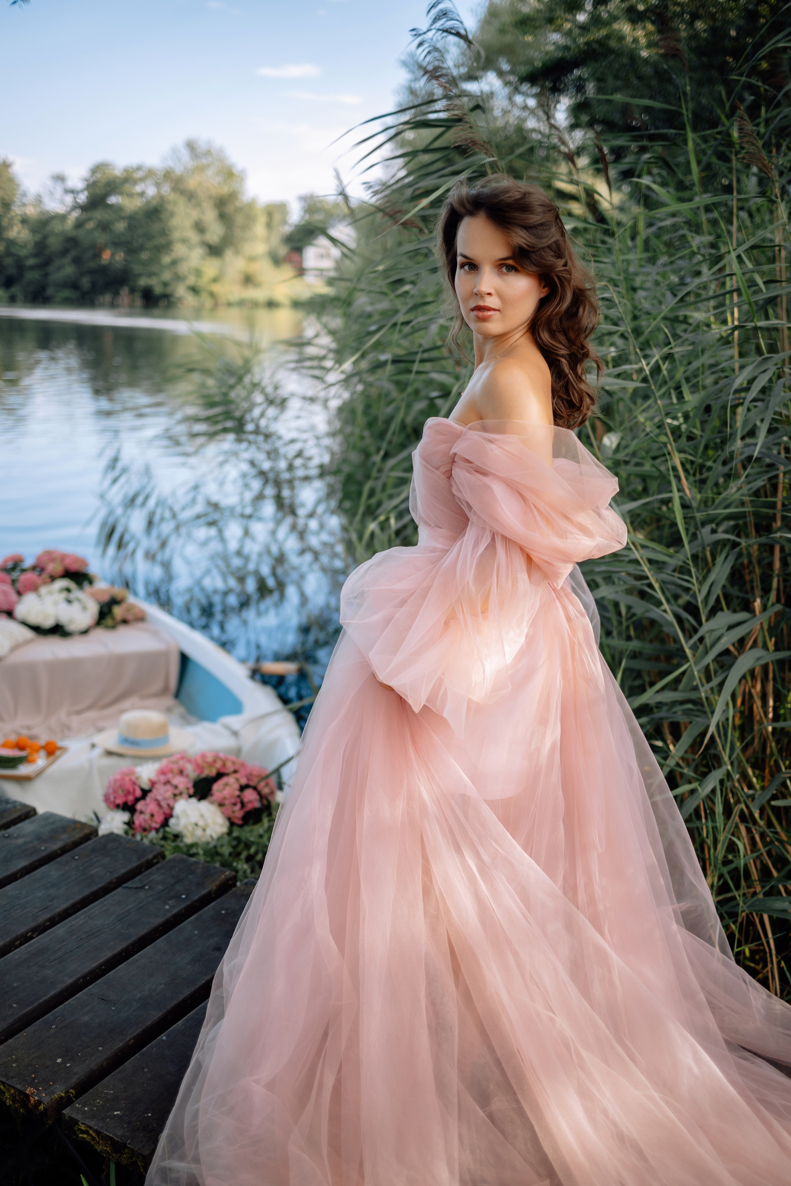 Das Boot mit Blumen. Hochzeitsfotograf München Taufe Familienfotograf Tanja Mauke