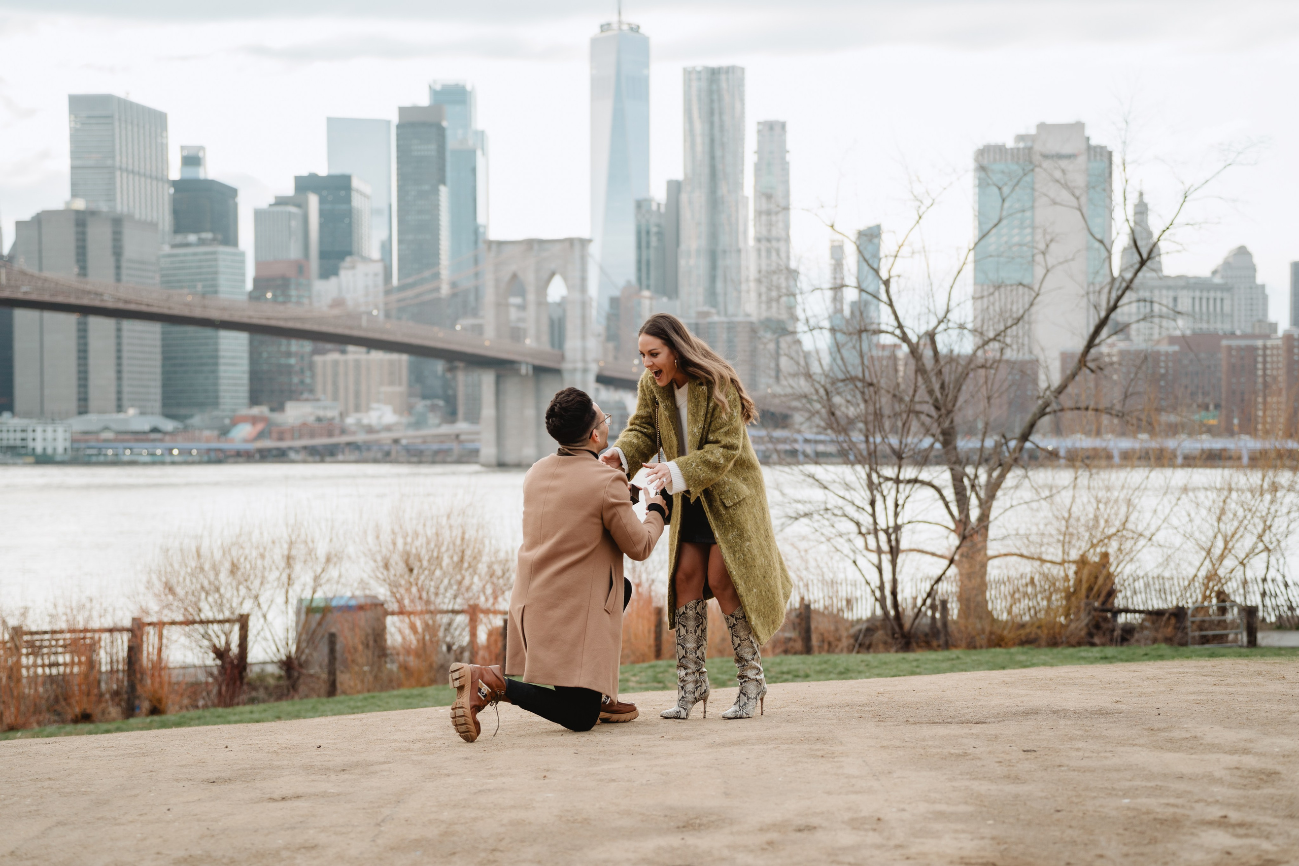 Castenzio&Brenna Proposal. Photographer in New York Faery By Mary
