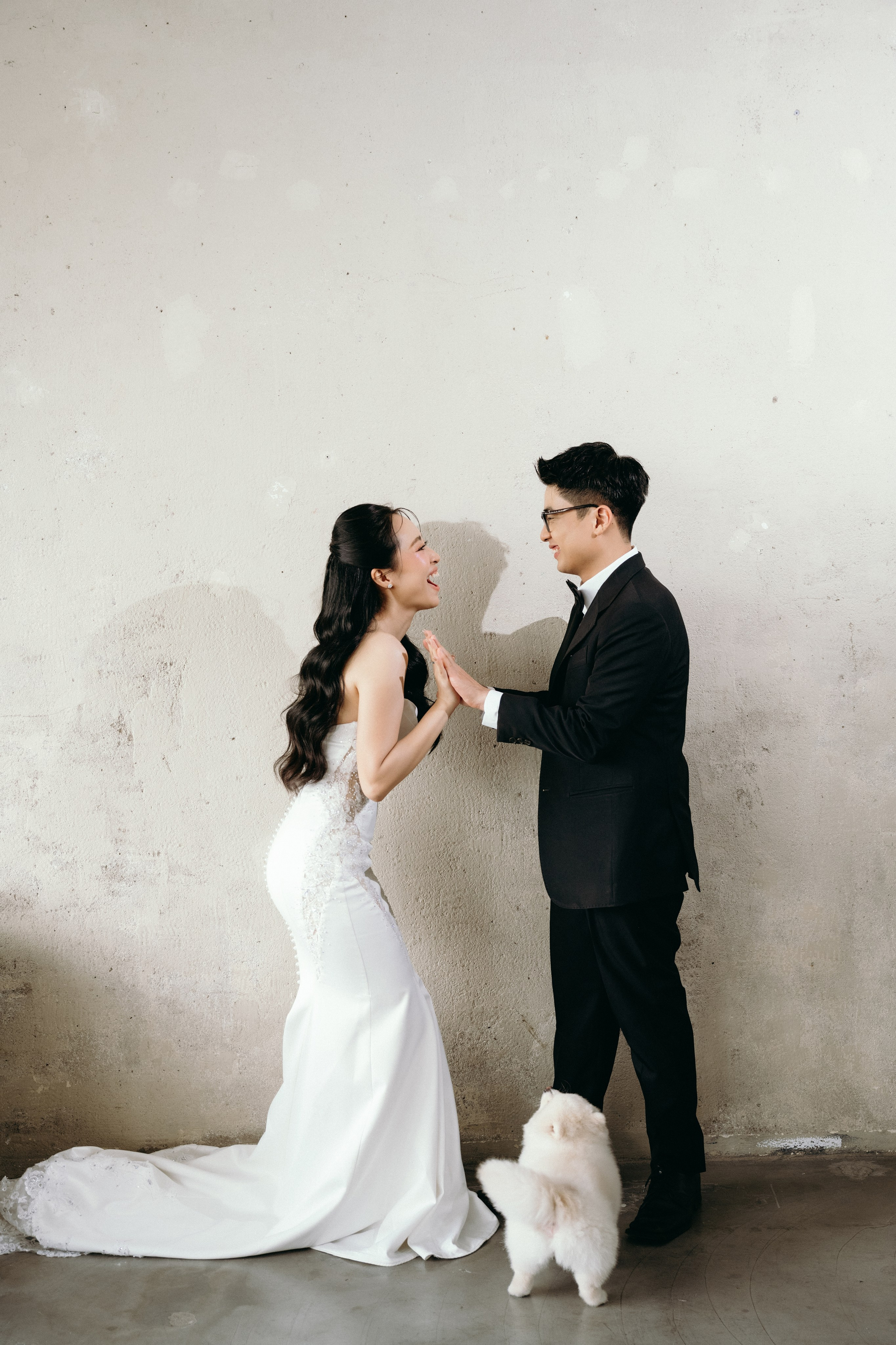 N.A wedding photoshoot in studio