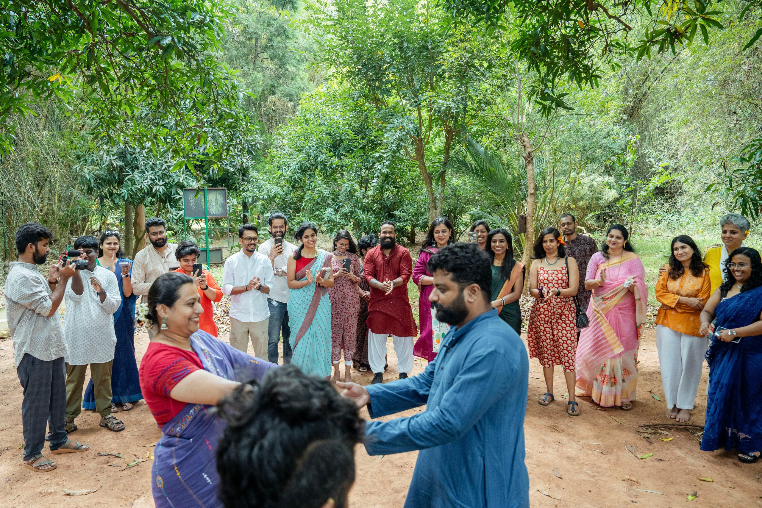 Shraddha & Sumukha, Mantra Mangalya Wedding under a Mango Tree, Red Earth Kabini | Truly Yours