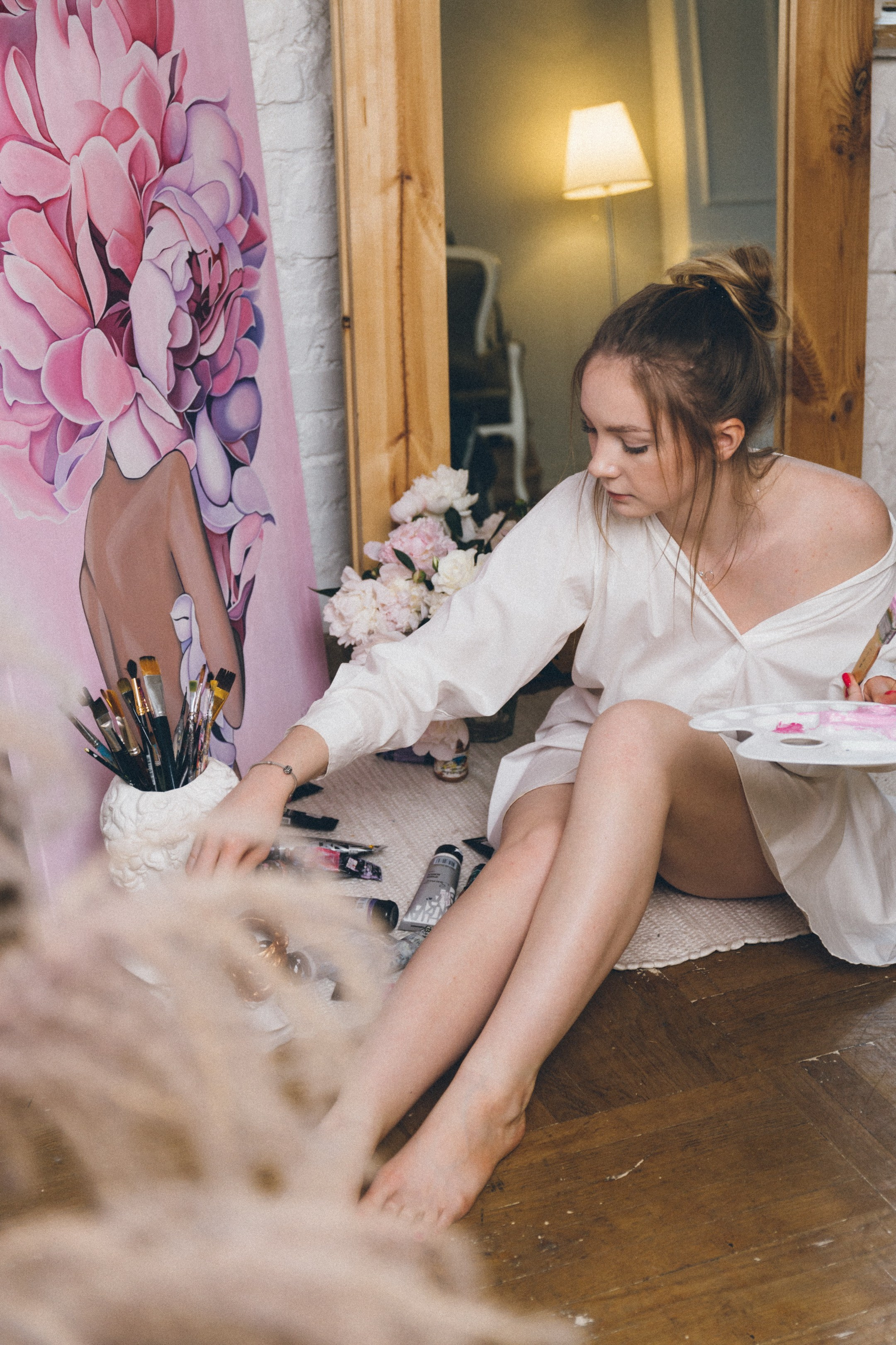 Алеся-фотосессия для художника. Фотограф Анна Кучерявая | Свадьбы и мероприятия в Дубае