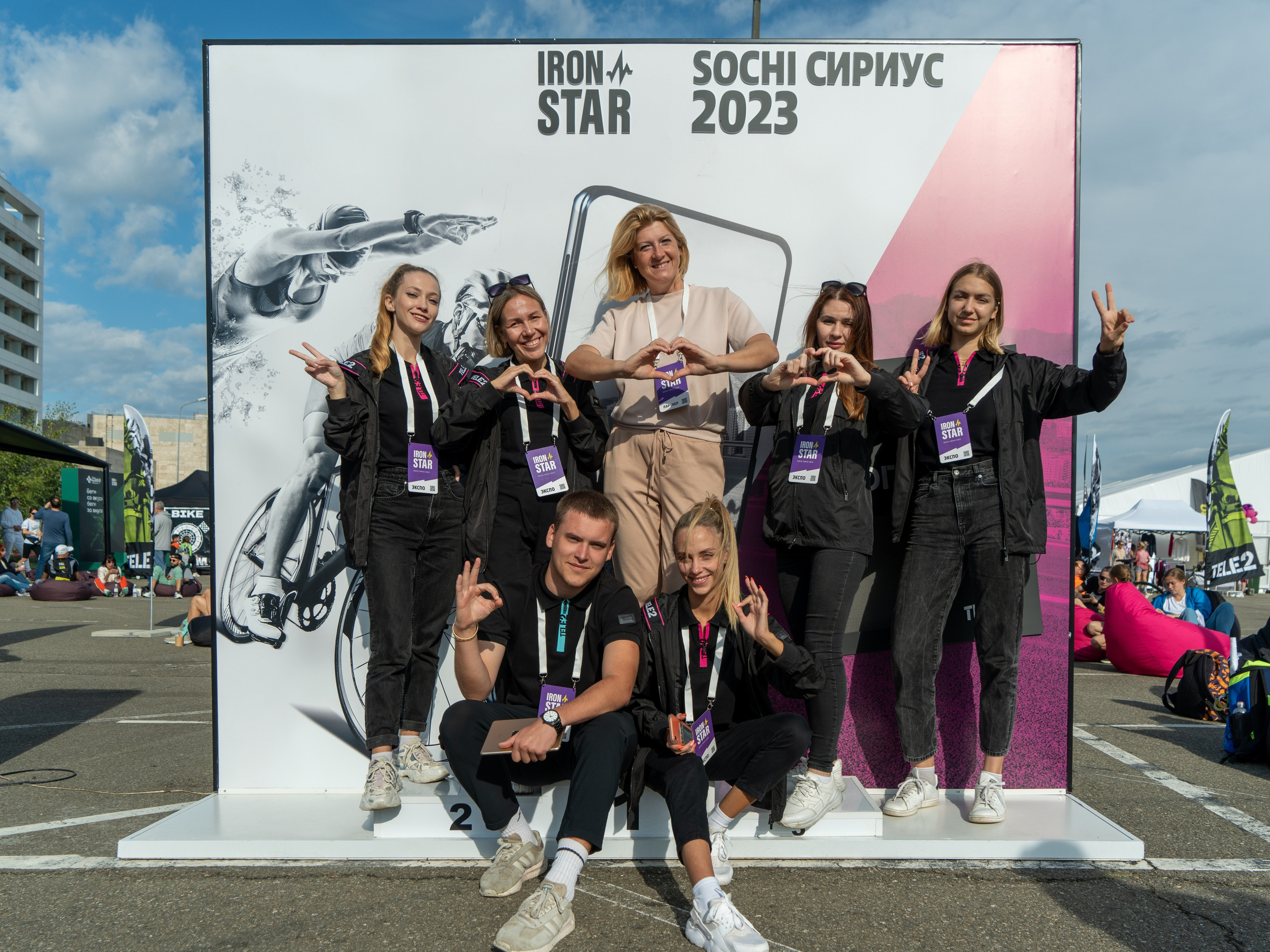 Фотоотчет партнерской интеграции для компании TELE2 на фестивале Ironstar. Репортажный фотограф в Красной Поляне и Сочи Павлюченко Екатерина