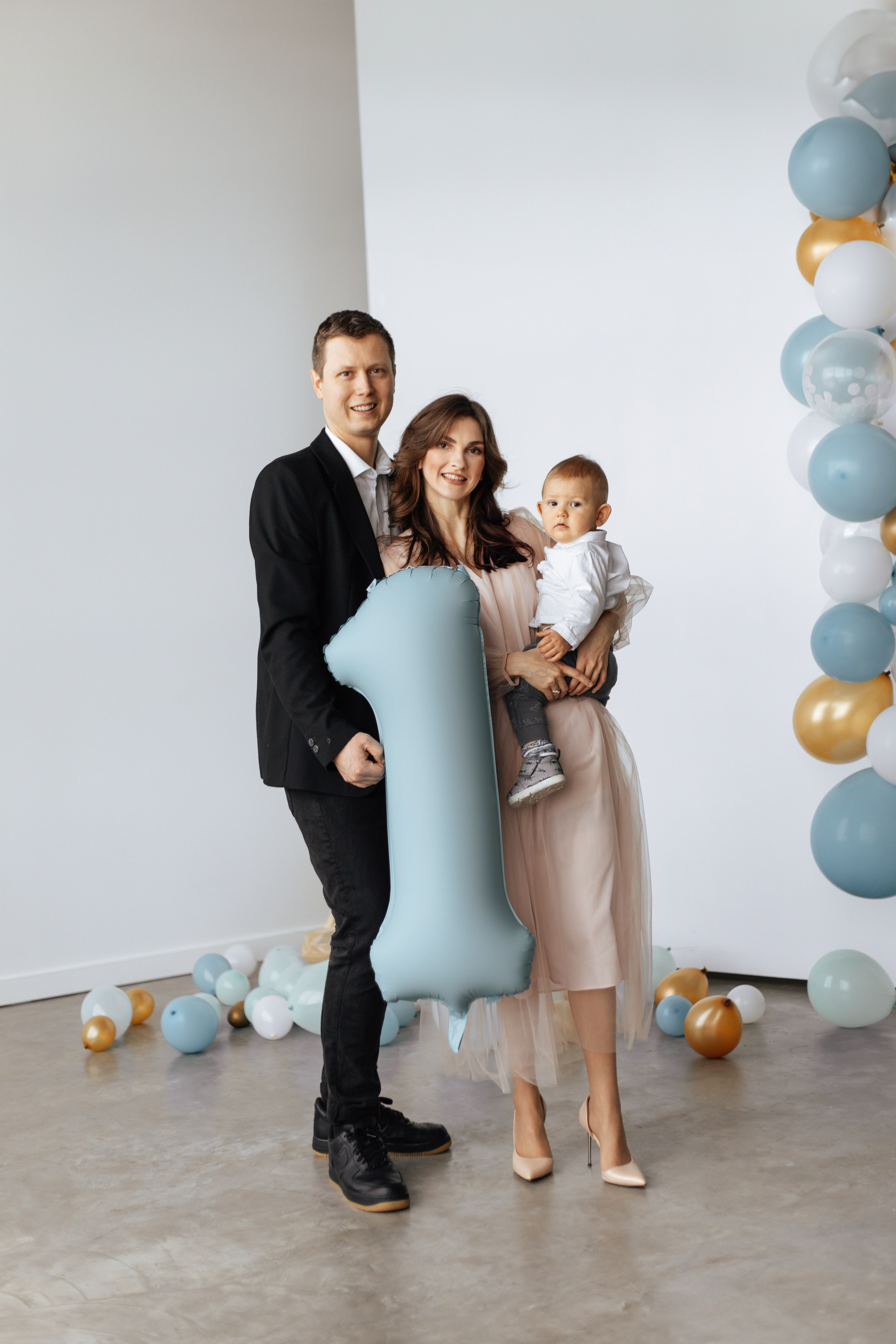 Aleksandr’s first birthday. Home