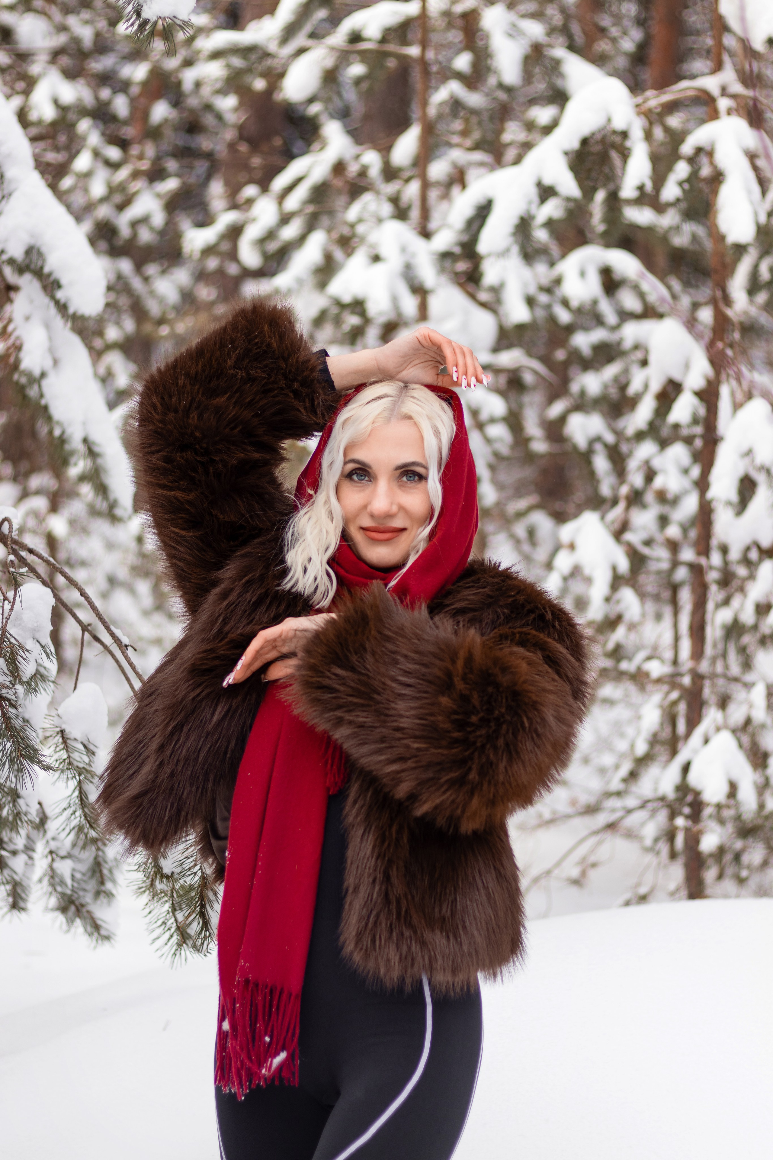 Зима. Portretu fotogrāfs Daugavpilī Olga Antonova