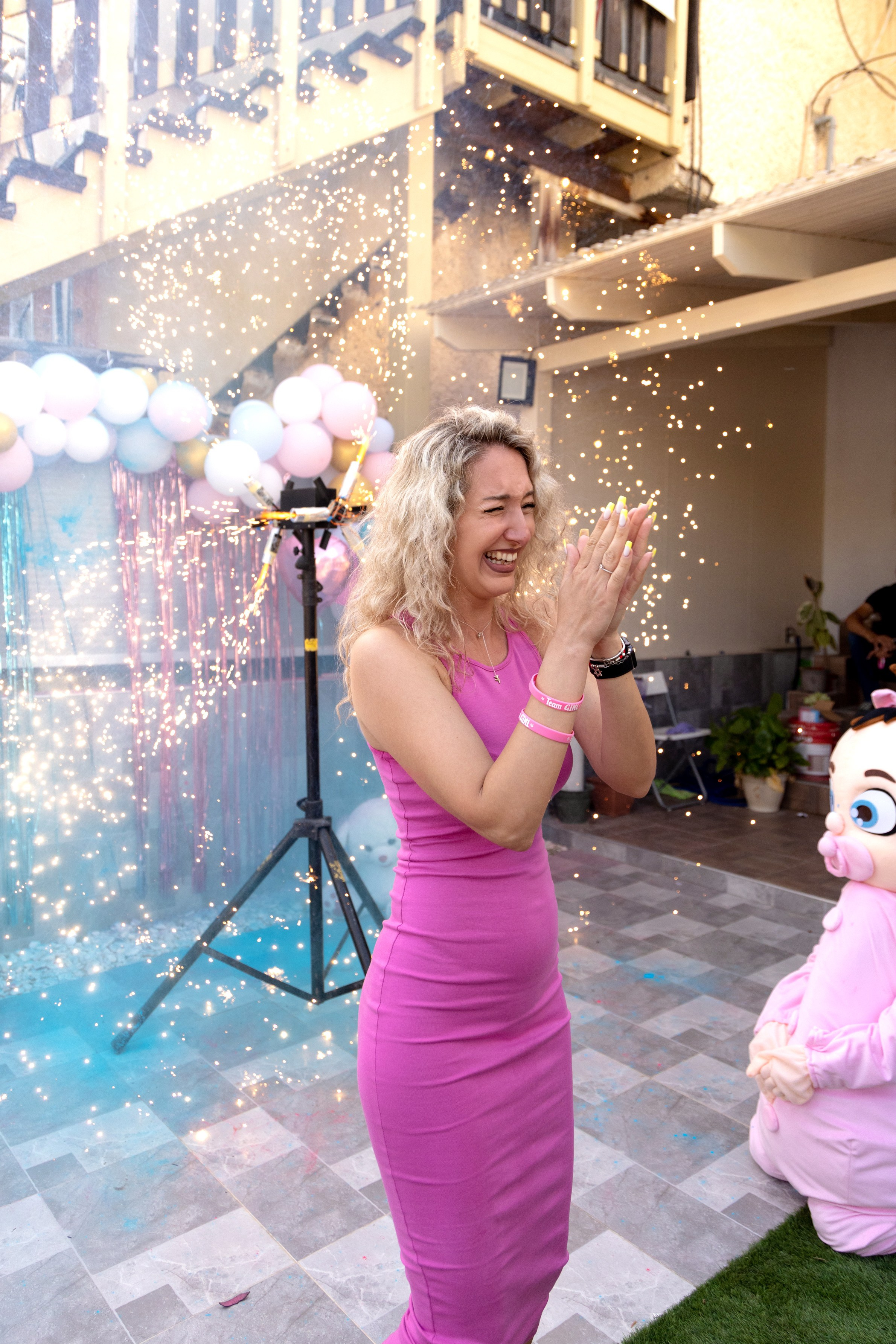 Gender Party for Alina and Michael. Home