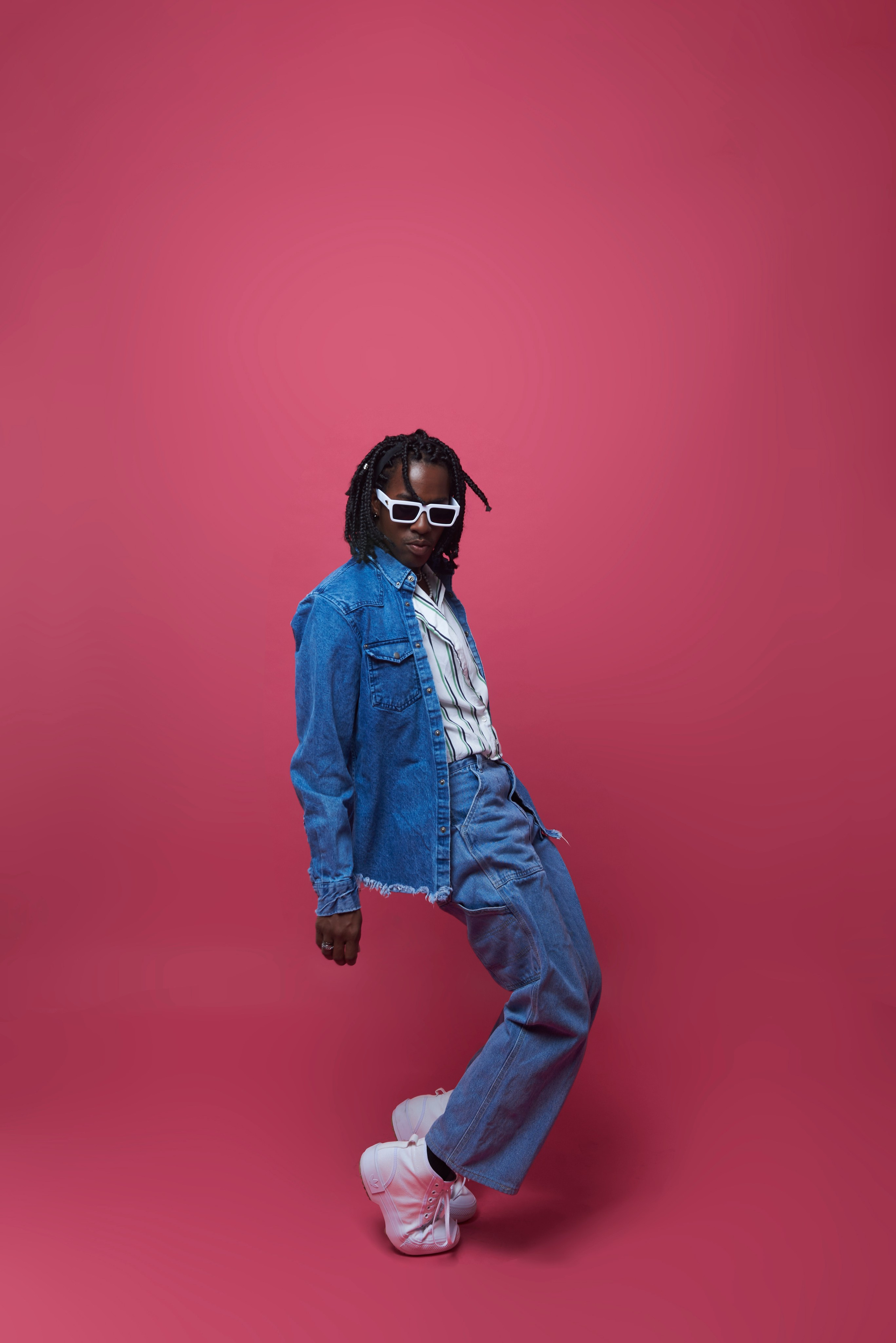 shooting for a music album in Los Angeles