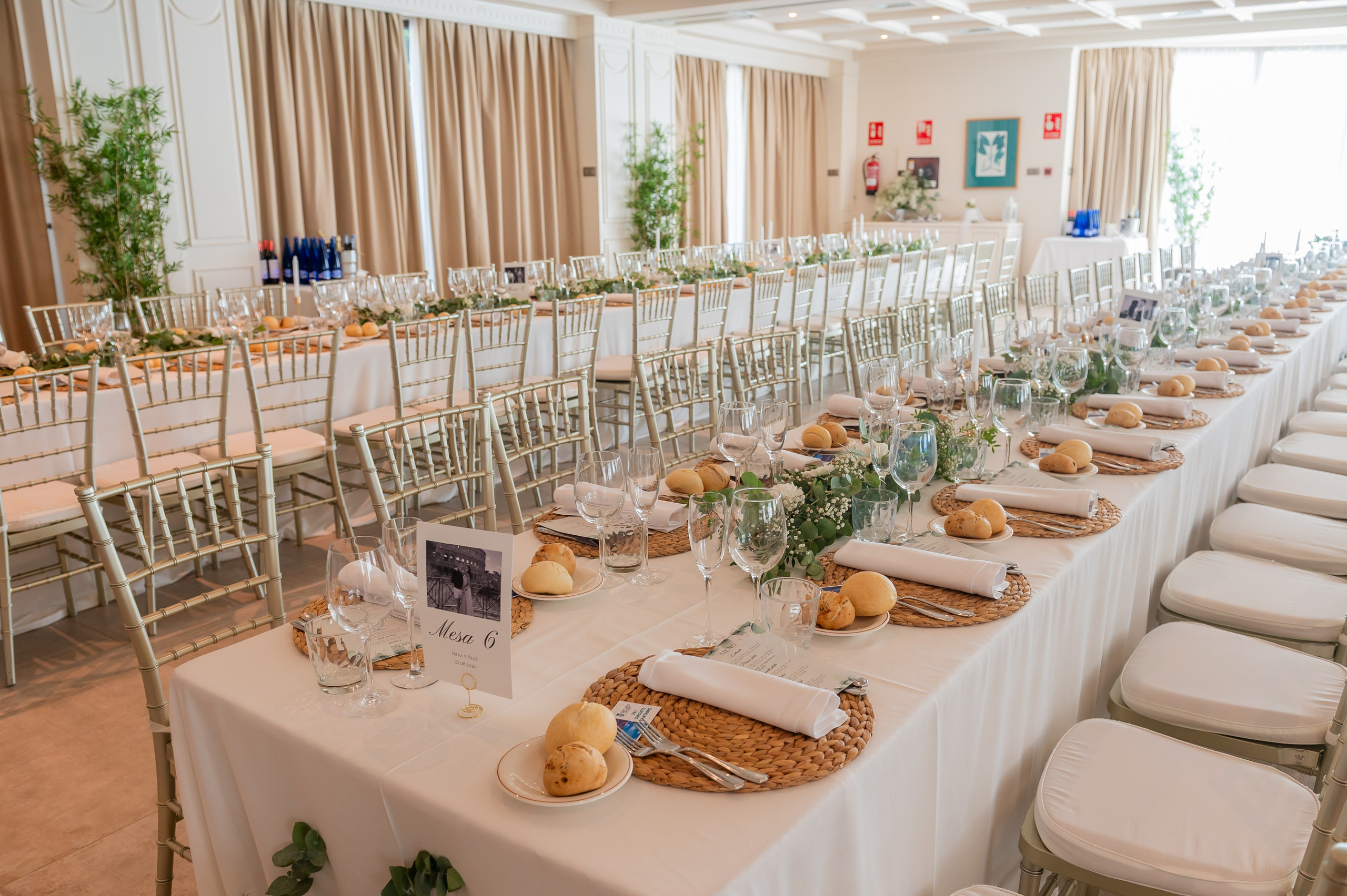 Salón del banquete del Balneario de Puente Viesgo