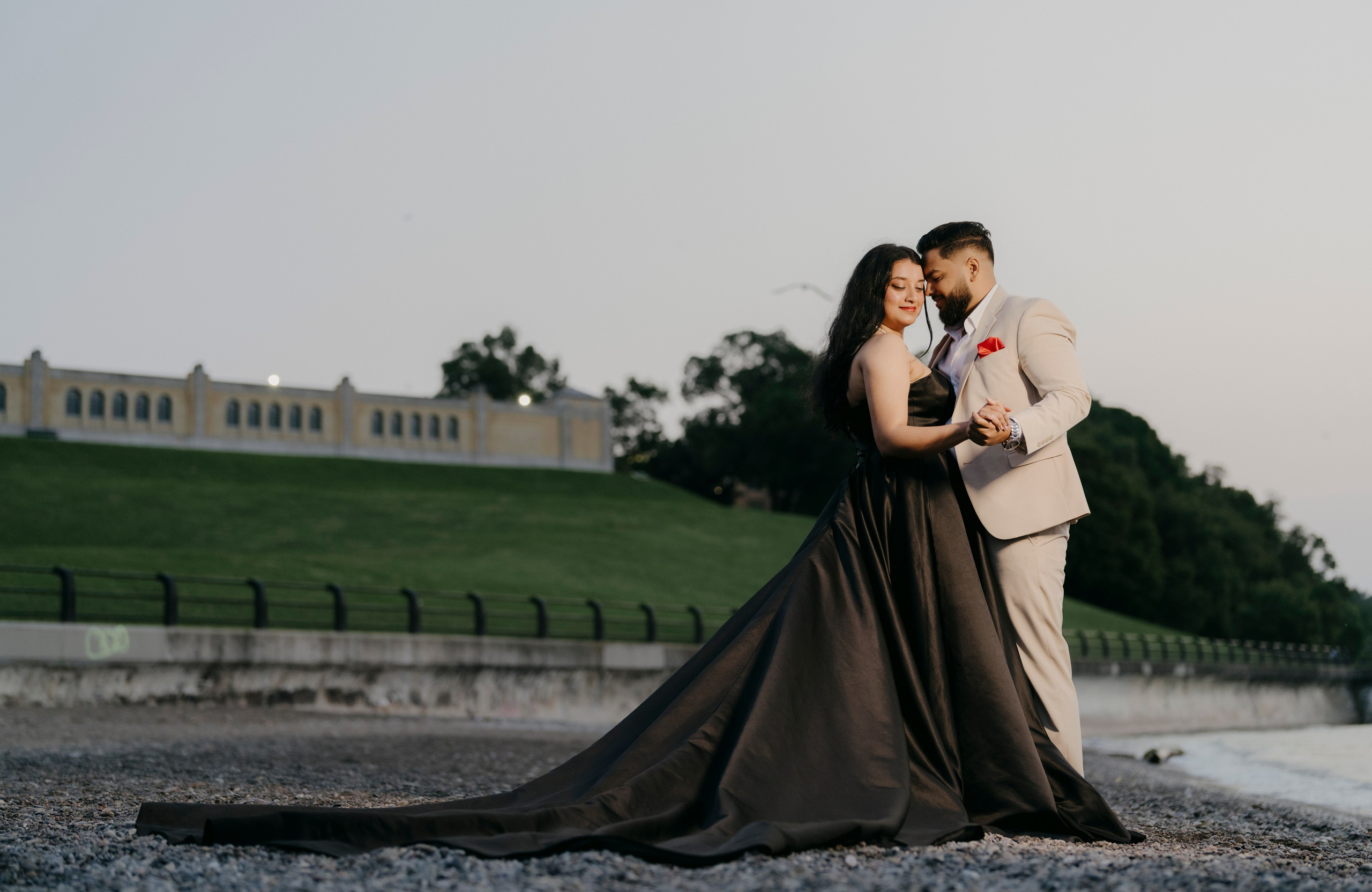 Couple Photoshoot at R.C. Harris Water Treatment Plant Toronto | Antevasi Studios