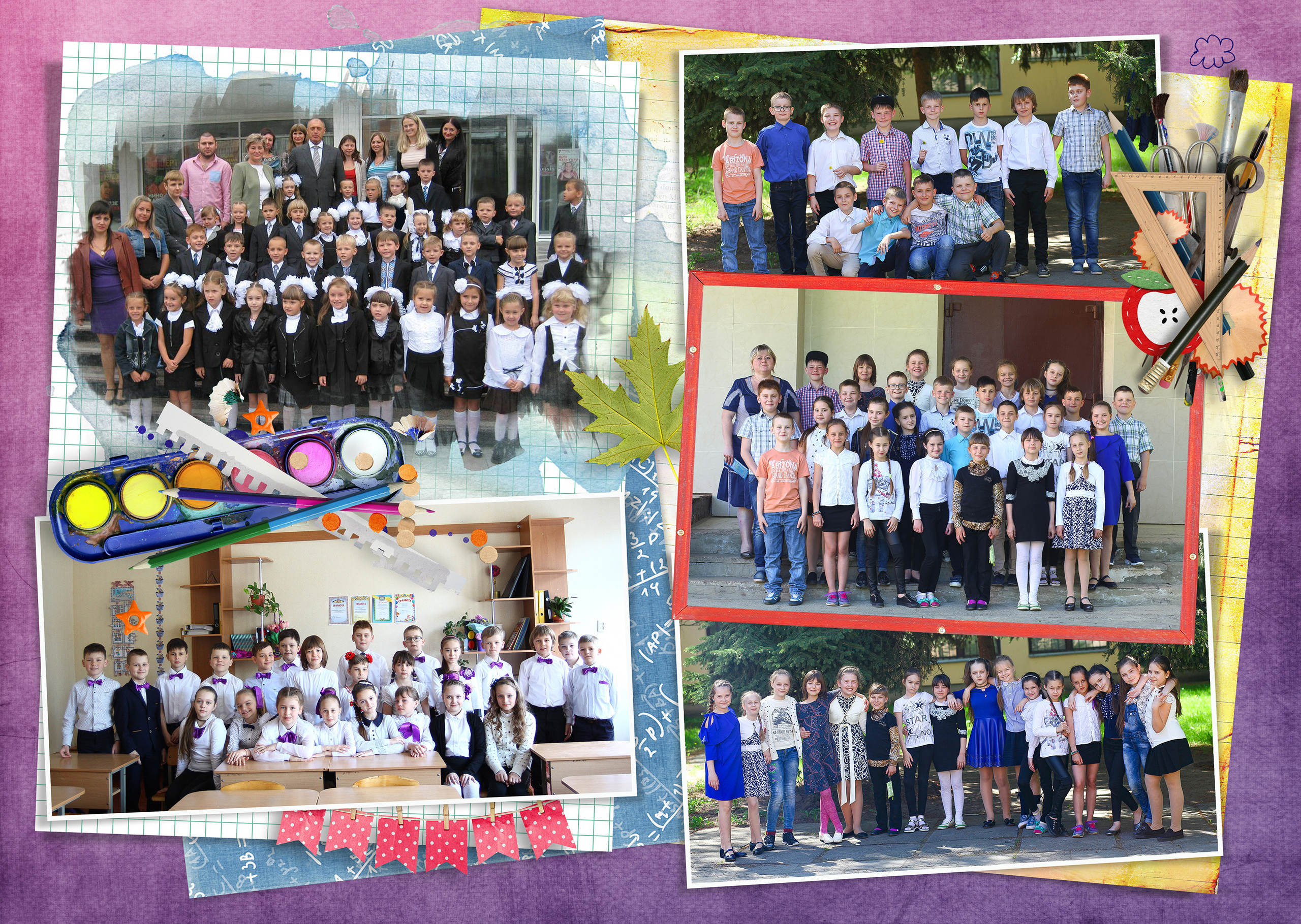 Фіолетовий. Випускні альбоми для дитячих садочків, шкіл і вузів в м. Полтава