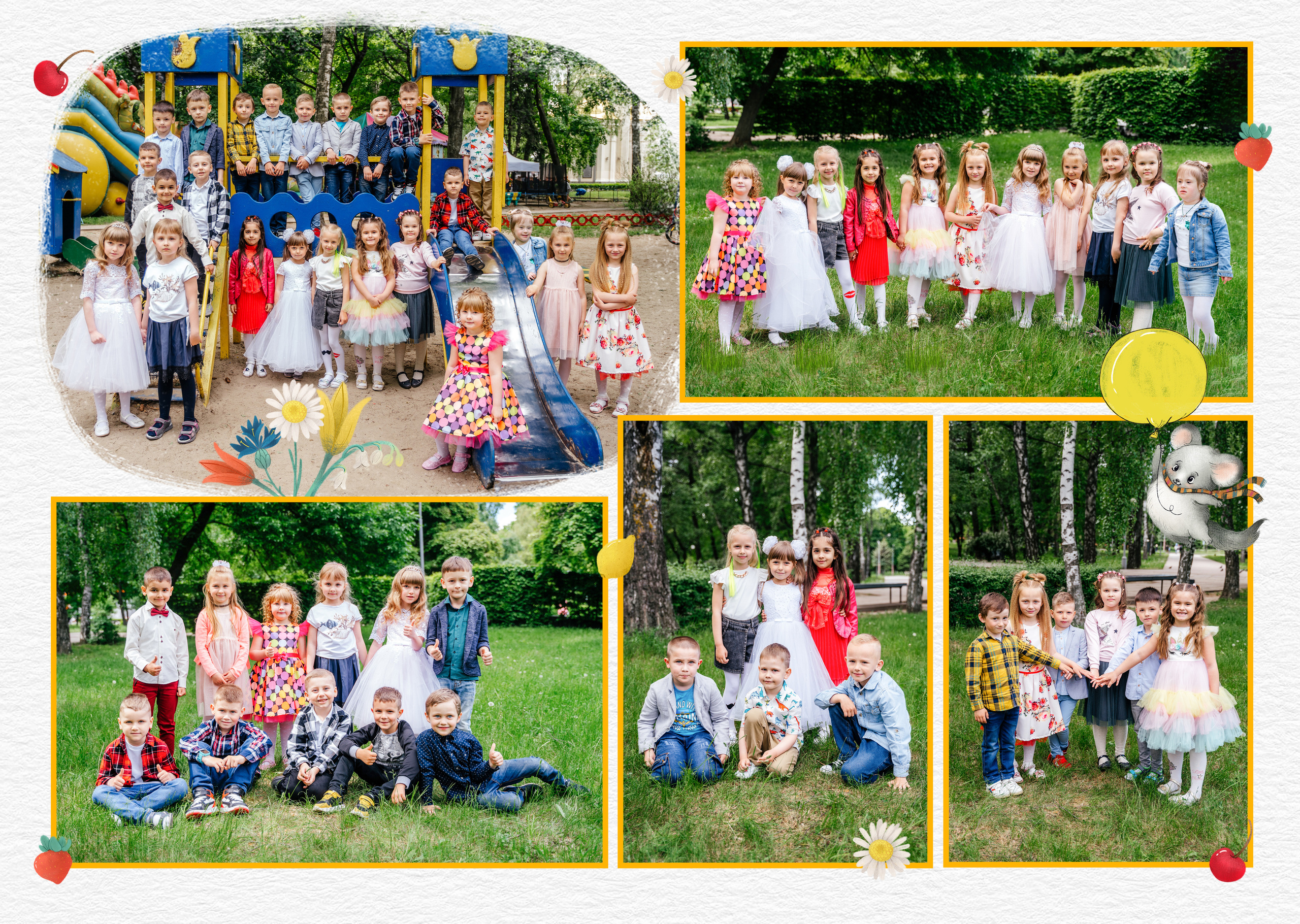 Парад звірят. Випускні альбоми для дитячих садочків, шкіл і вузів в м. Полтава