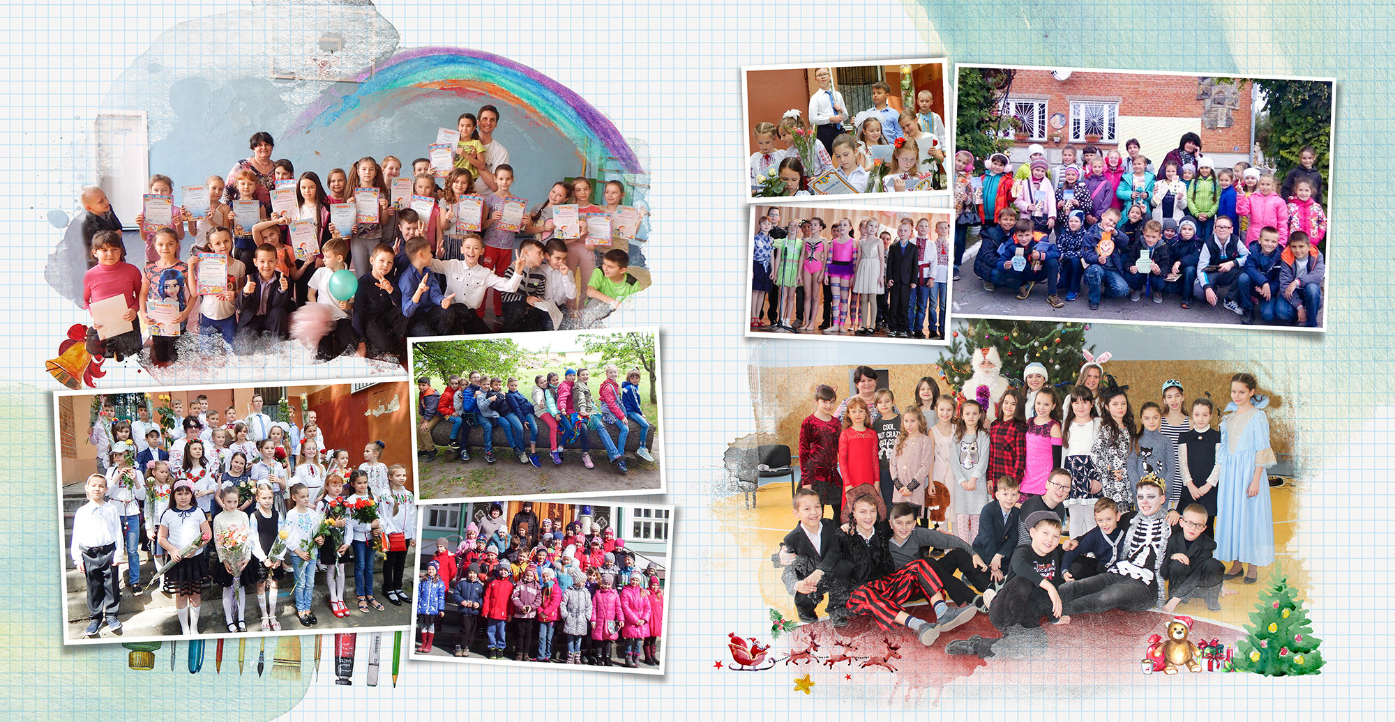 Клітинка (квадрат). Випускні альбоми для дитячих садочків, шкіл і вузів в м. Полтава