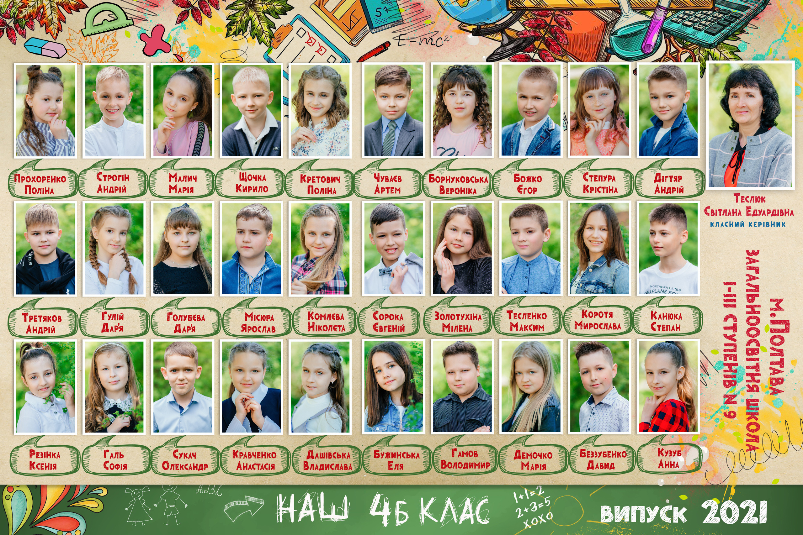 Інфо. Випускні альбоми для дитячих садочків, шкіл і вузів в м. Полтава