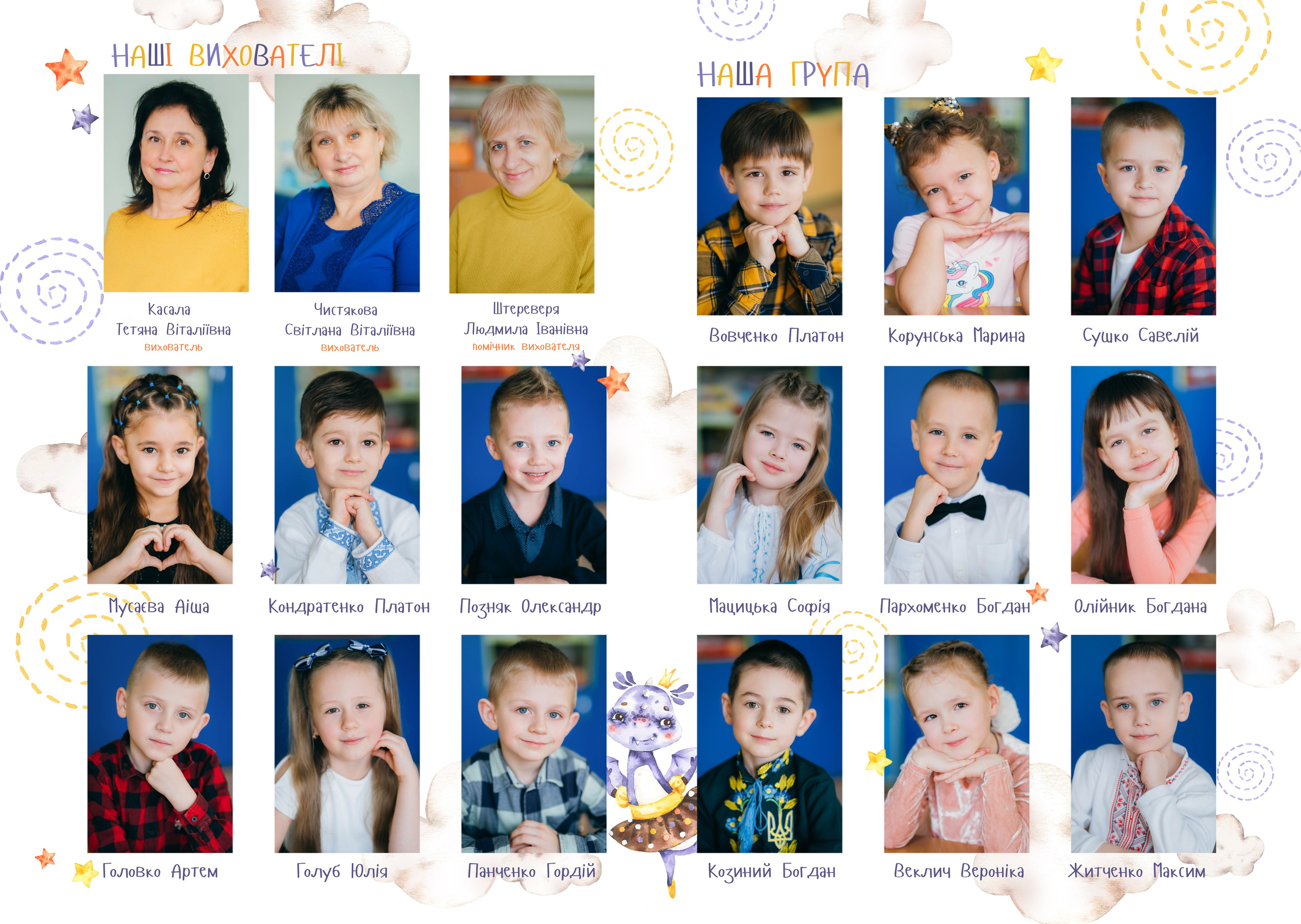 Дракончики. Випускні альбоми для дитячих садочків, шкіл і вузів в м. Полтава