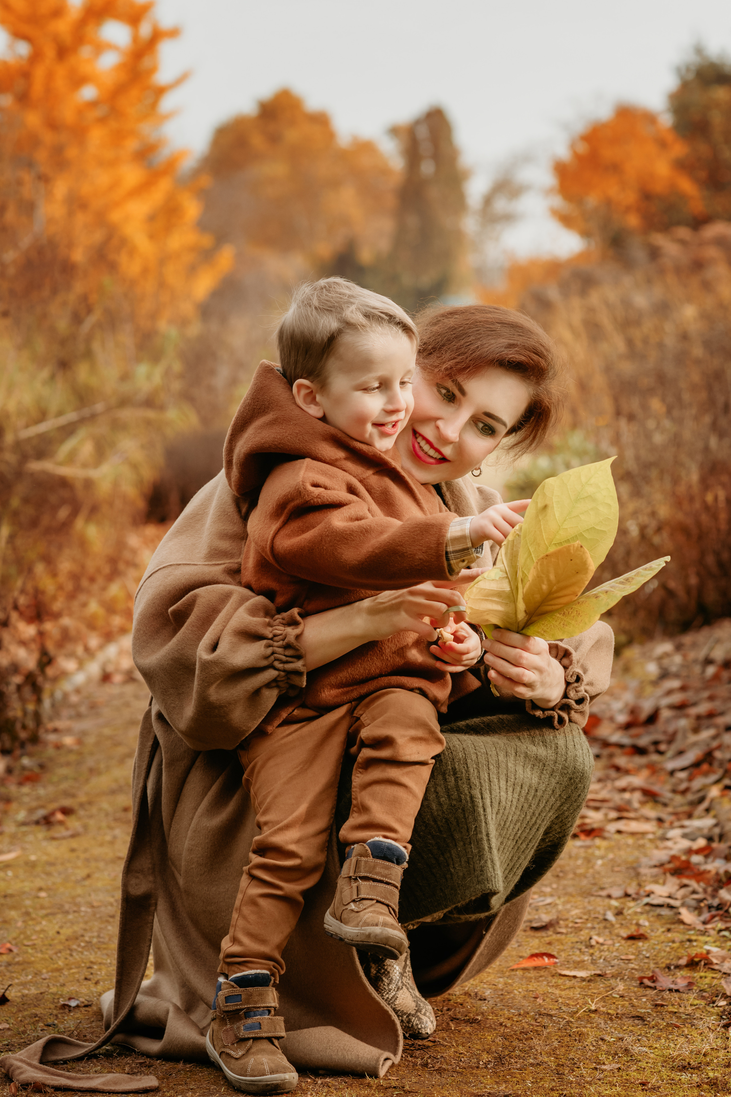 Familienfotos in Herbst. Fotografin in Hanau|Frankfurt|Mainz|Iryna Korenkova