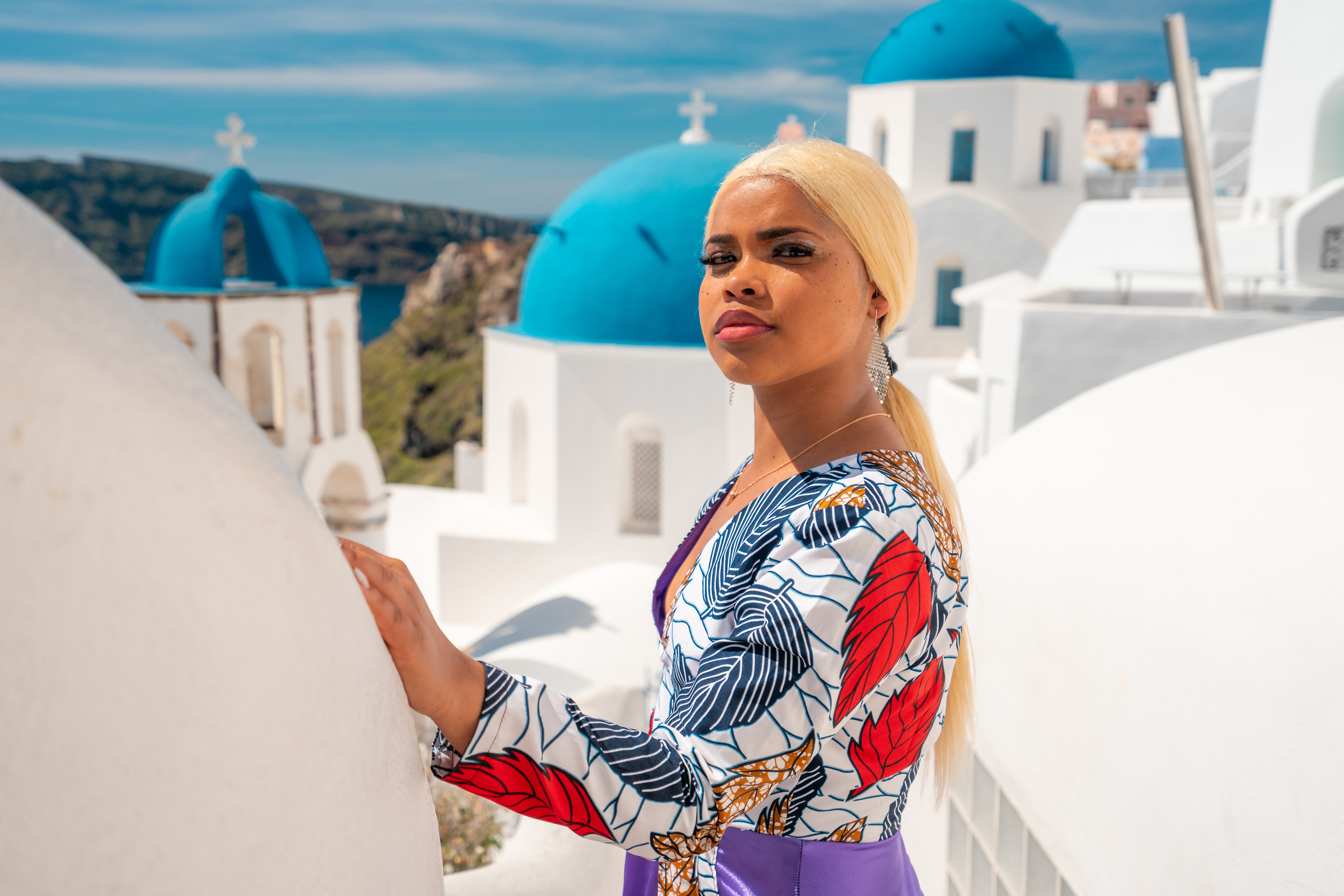 Authentic Full Photo Shoot – No Photoshop, 2020 Edition. Photographer in Santorini SokoLOVE Alex| Flying Dress Santorini