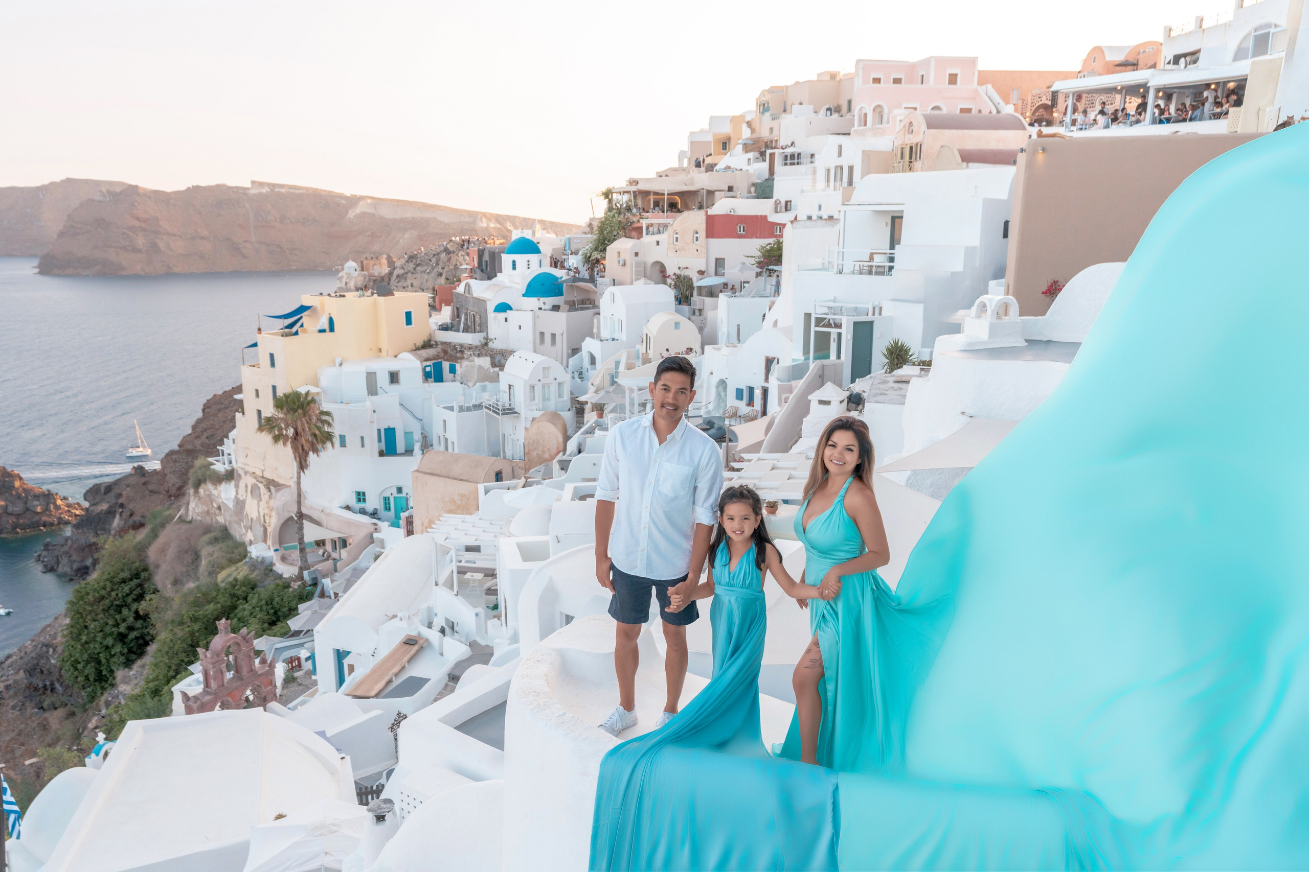 Tiffany Flying Dress Backless | XS-L | Elegant & Flowy. Photographer in Santorini SokoLOVE Alex| Flying Dress Santorini
