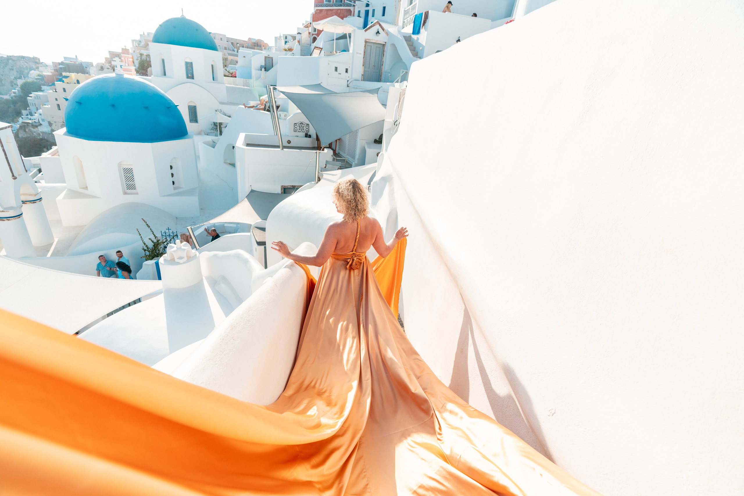 Santorini flying dress reviews photographer & Testimonials | SokoLOVE. Photographer in Santorini SokoLOVE Alex| Flying Dress Santorini