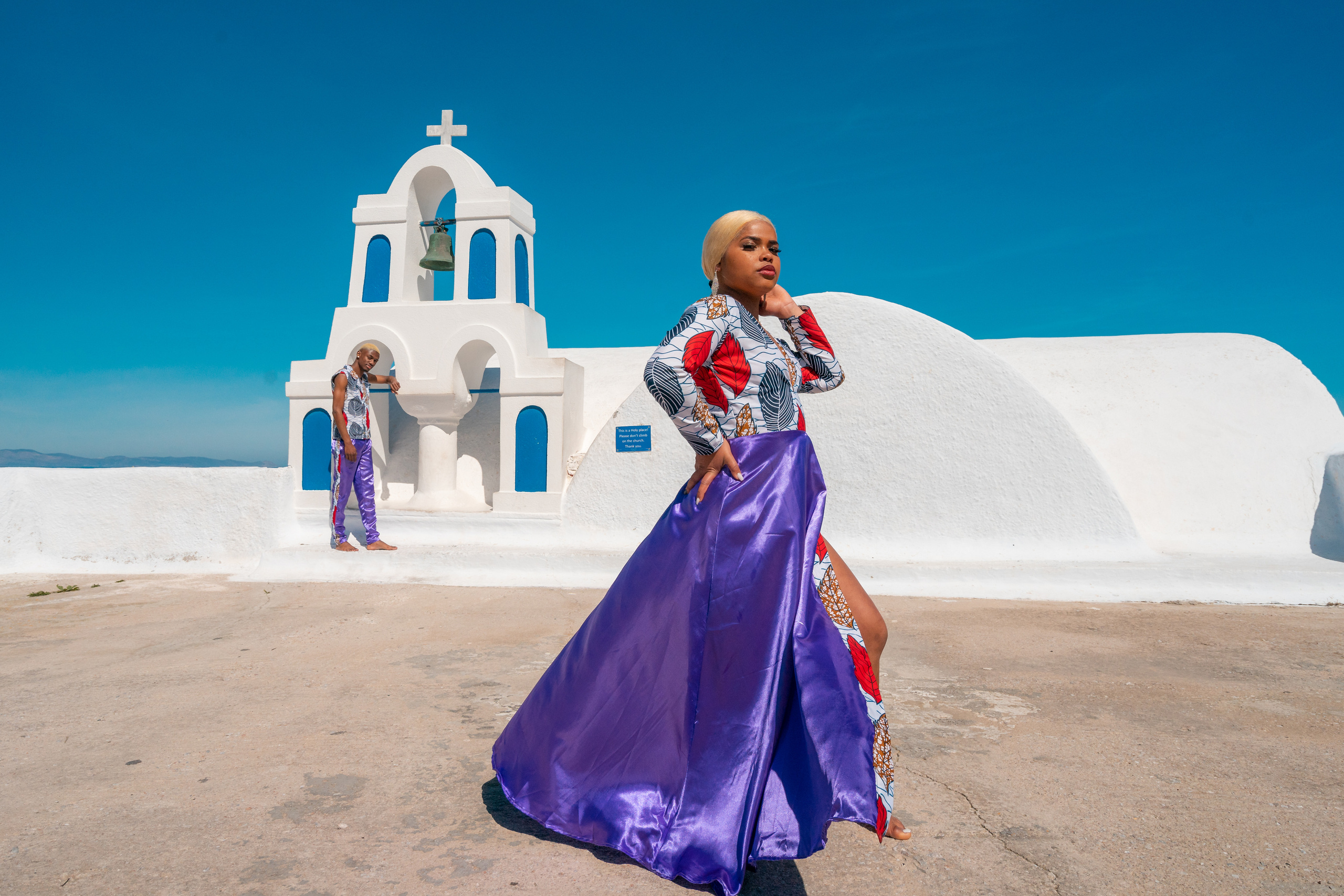 couple photo session in Santorini