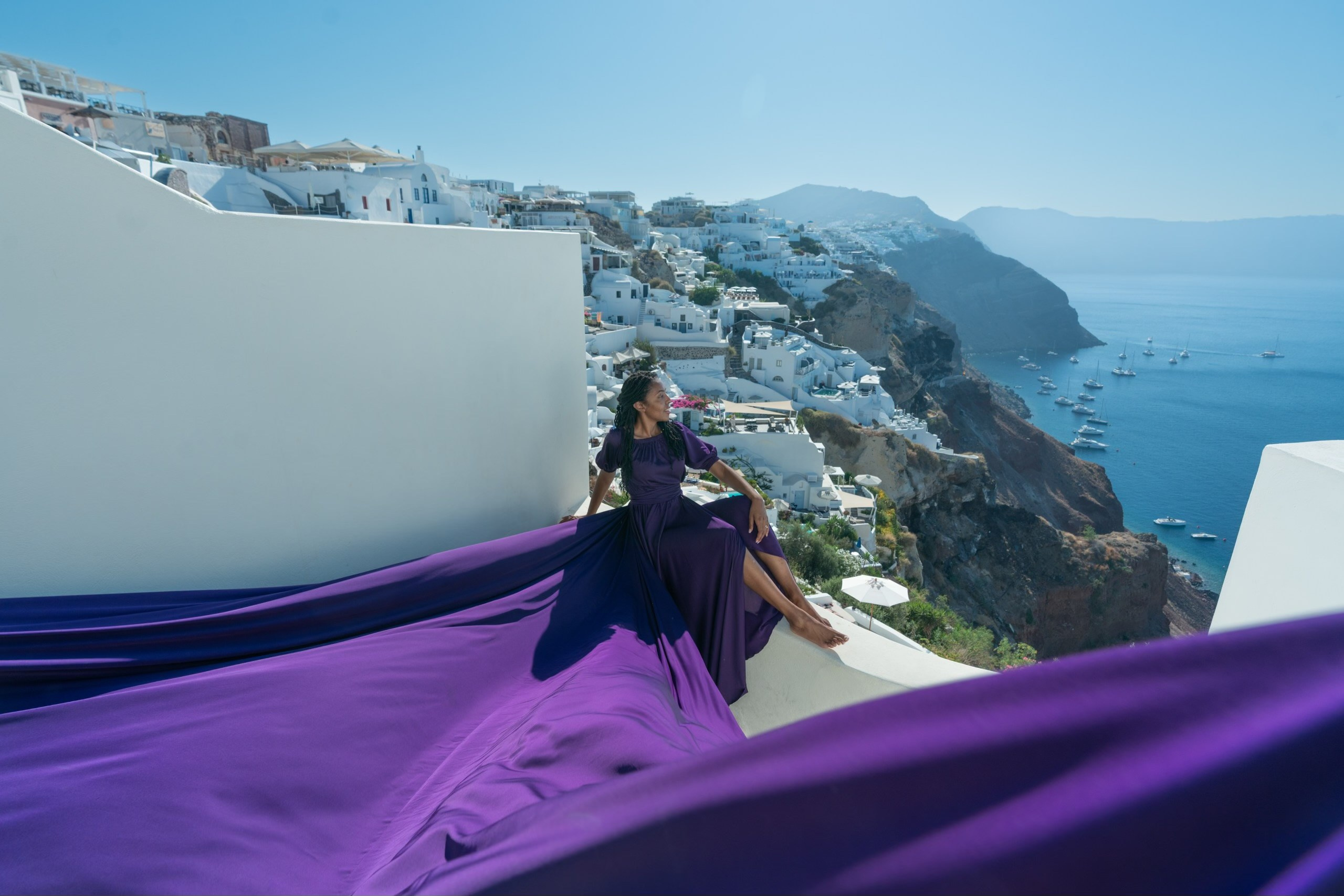 Santorini flying dress reviews photographer & Testimonials | SokoLOVE. Photographer in Santorini SokoLOVE Alex| Flying Dress Santorini