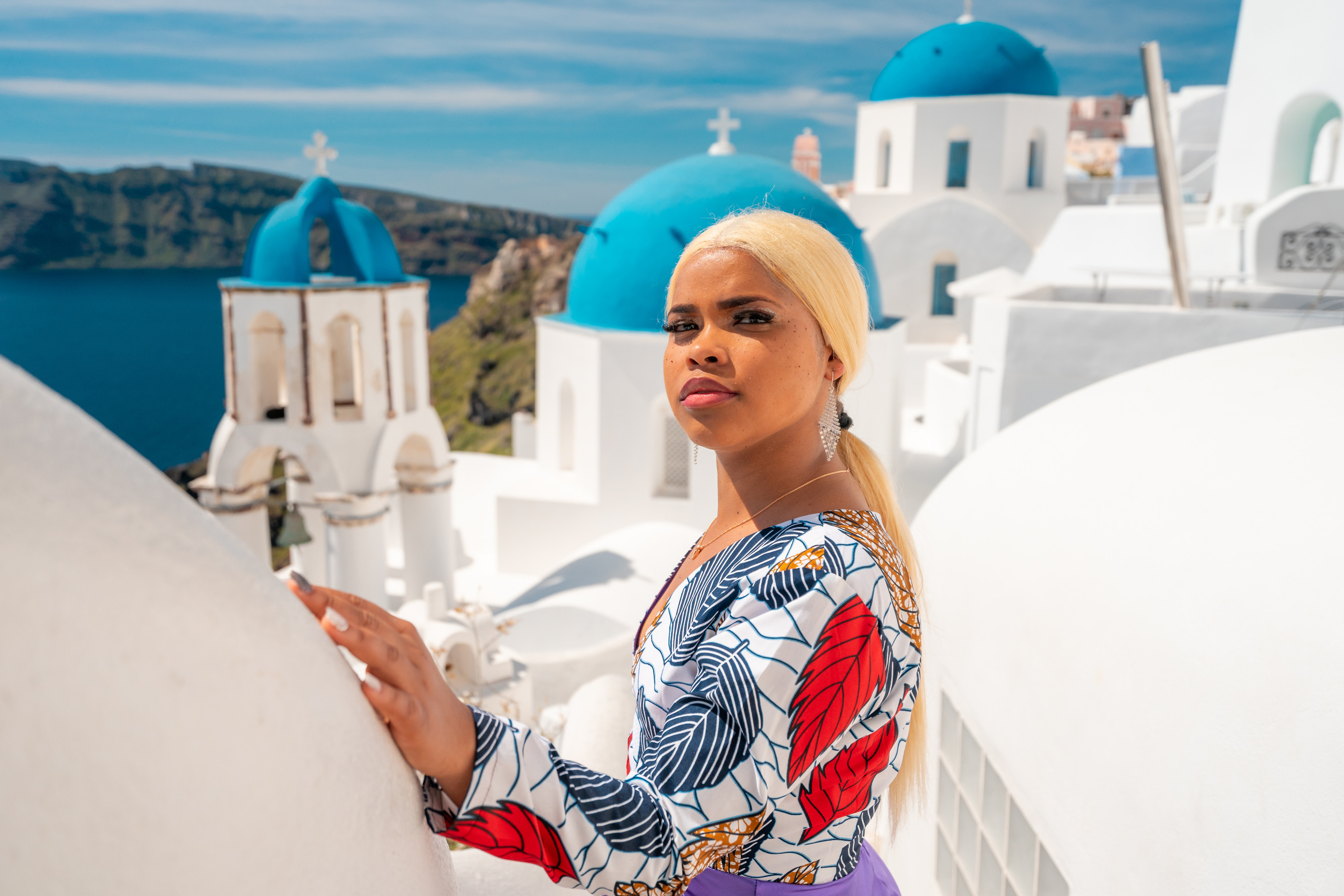 Authentic Full Photo Shoot – No Photoshop, 2020 Edition. Photographer in Santorini SokoLOVE Alex| Flying Dress Santorini
