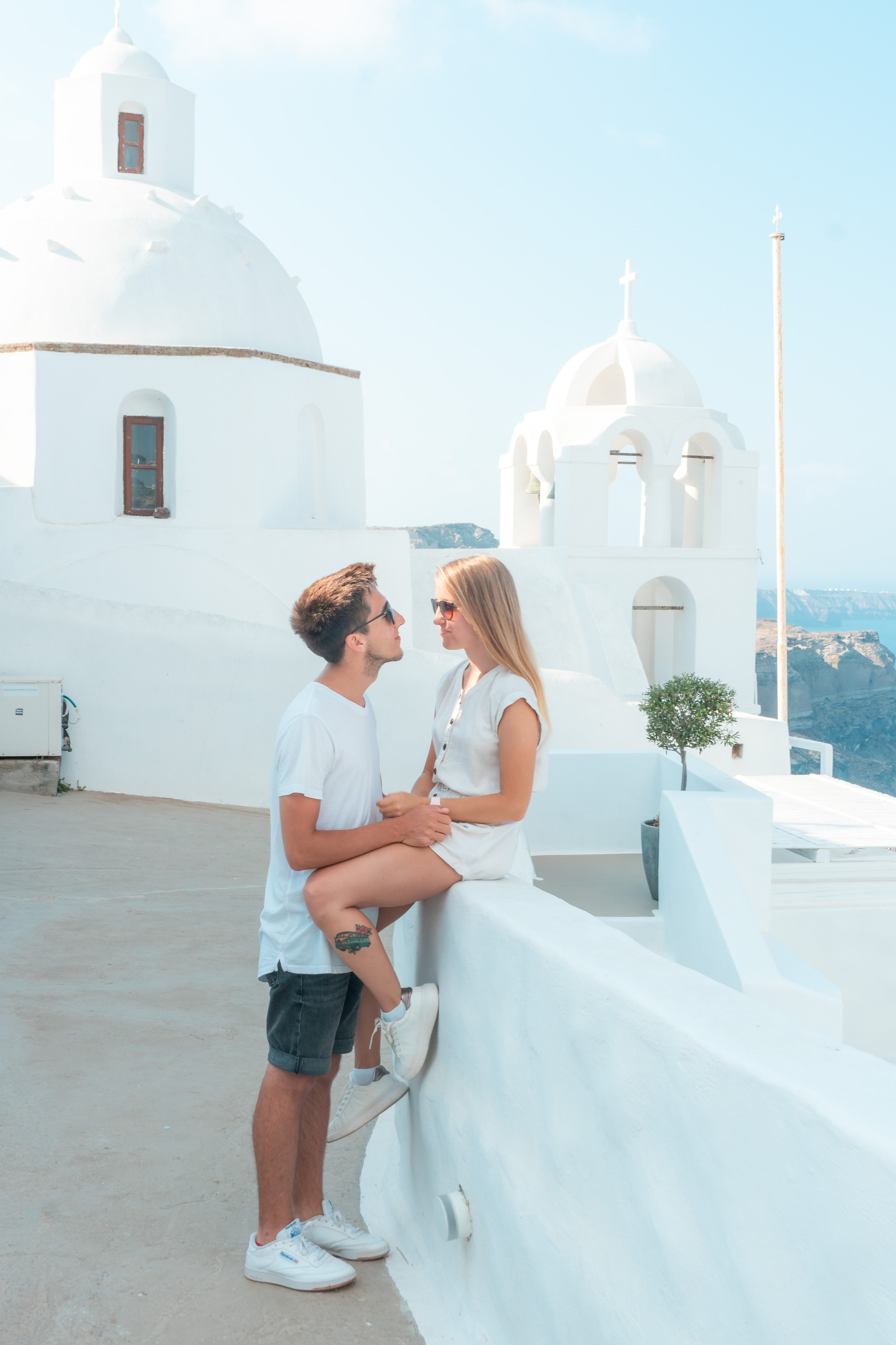 Photoshoot locations in Santorini, photo by SokoLOVE. Flying Dress Santorini Photographer | SokoLOVE — Book 2026