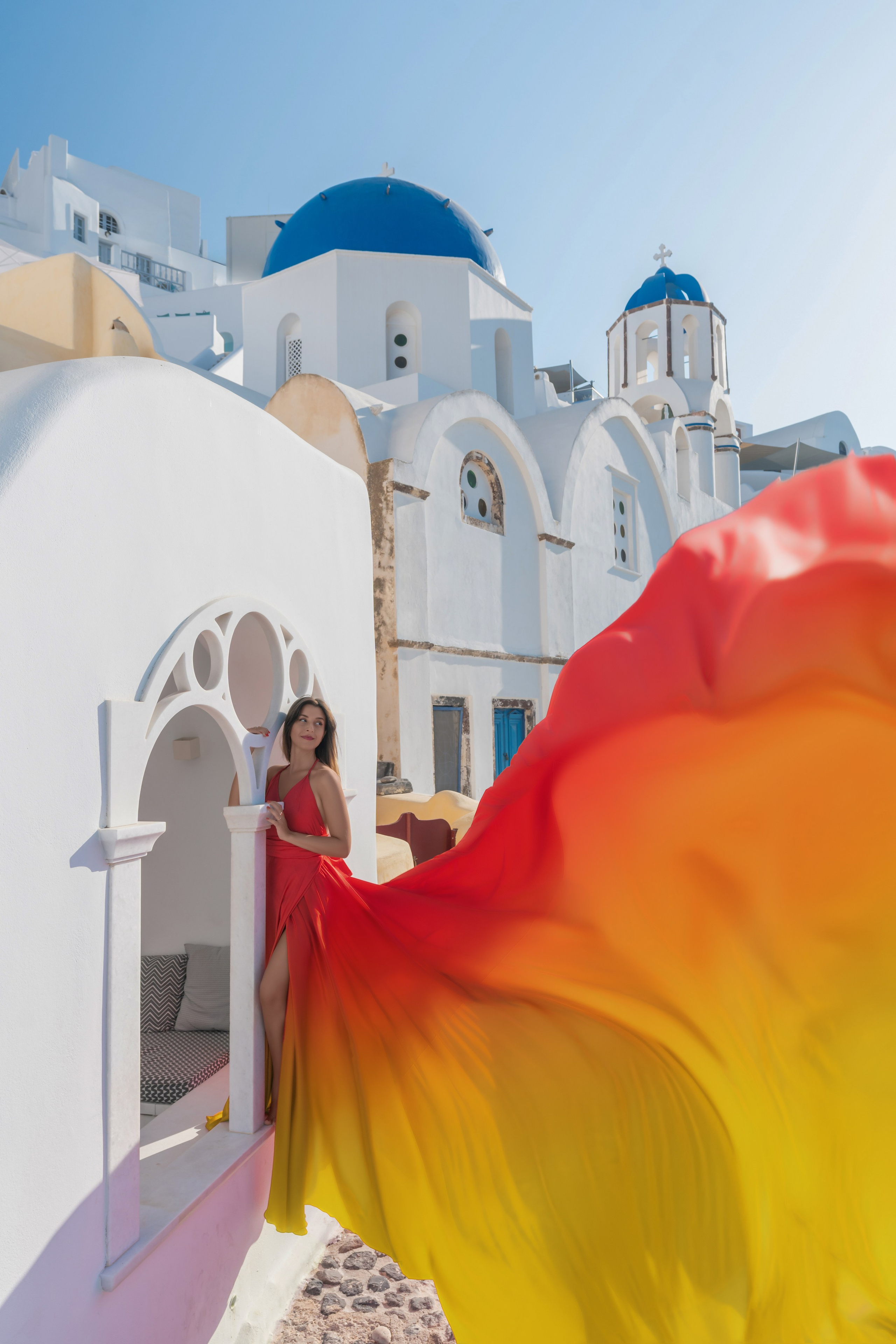 Santorini Flying Dress tips