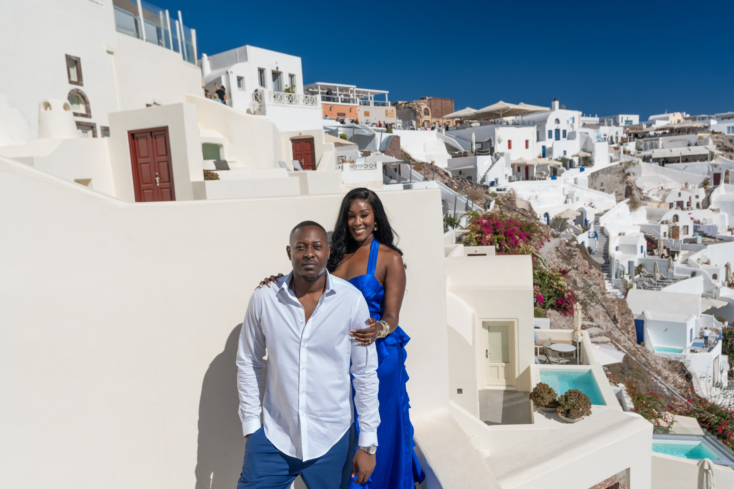 Santorini photoshoot