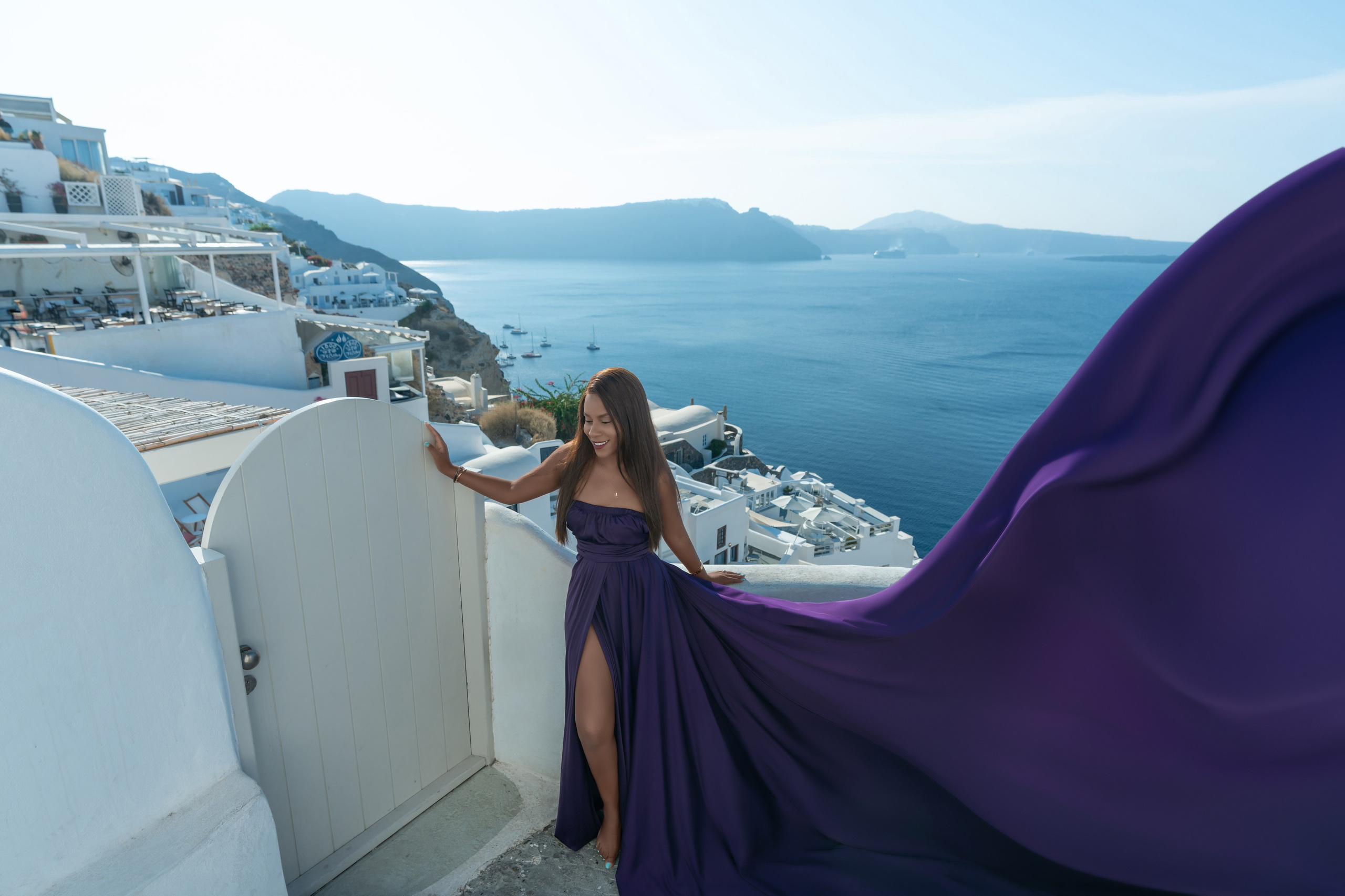 Violet Flying Dress with short sleeves XS-L |rent price 100