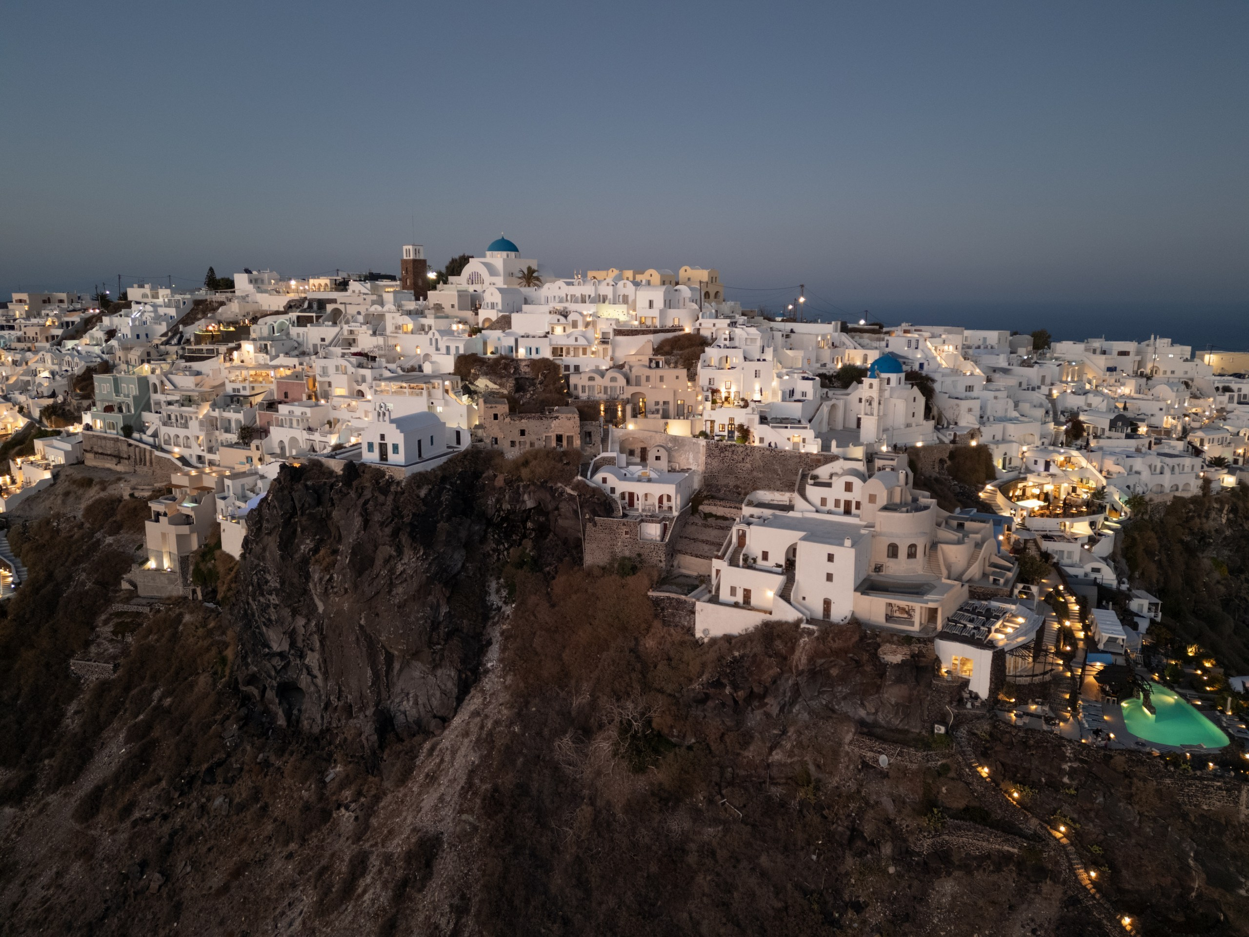 Drone photo & video in Santorini. Flying Dress Santorini Photographer | SokoLOVE — Book 2026
