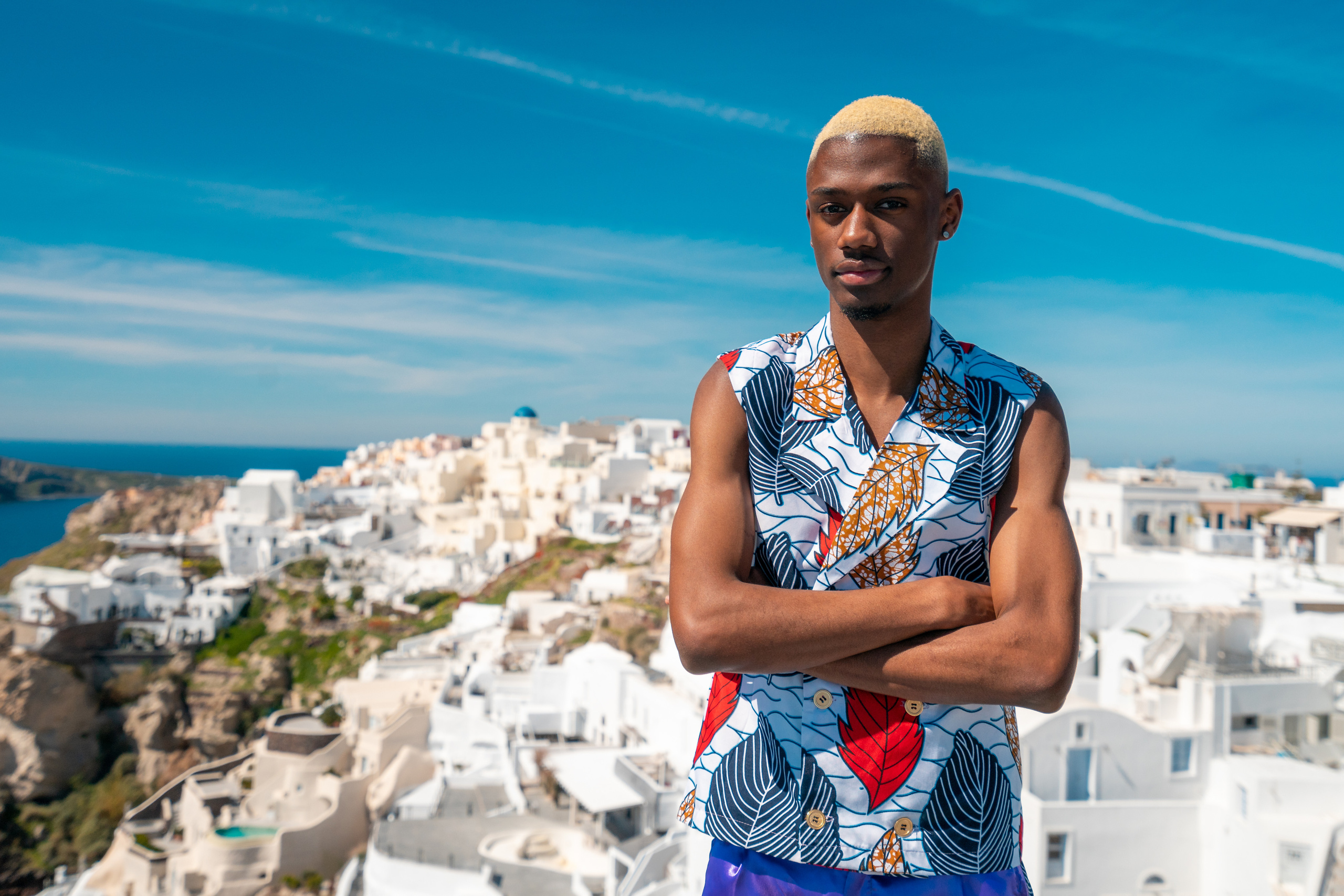 Authentic Full Photo Shoot – No Photoshop, 2020 Edition. Photographer in Santorini SokoLOVE Alex| Flying Dress Santorini