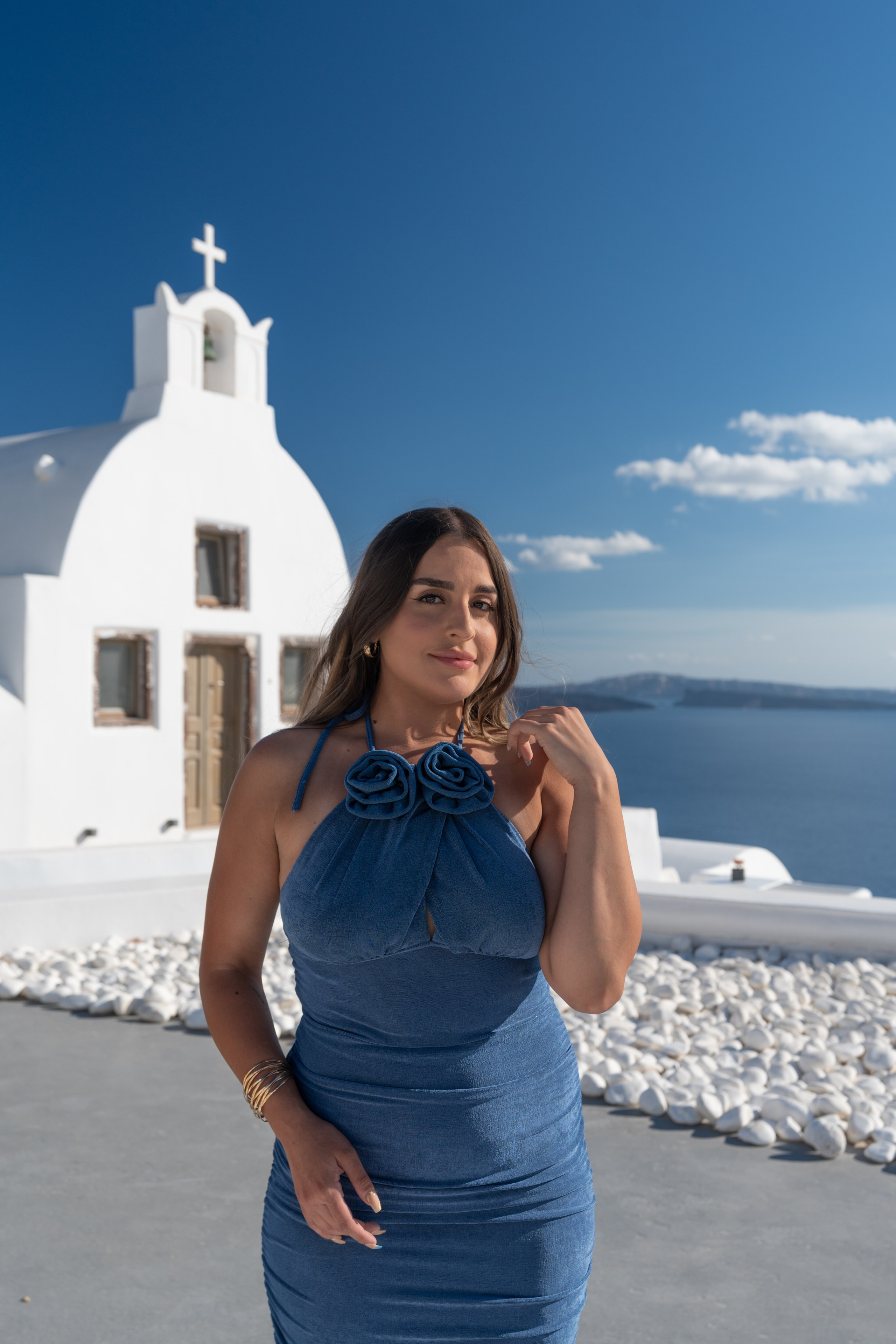 Solo Photoshoot in Santorini — Capture Your Unique Story in Paradise. Photographer in Santorini SokoLOVE Alex| Flying Dress Santorini