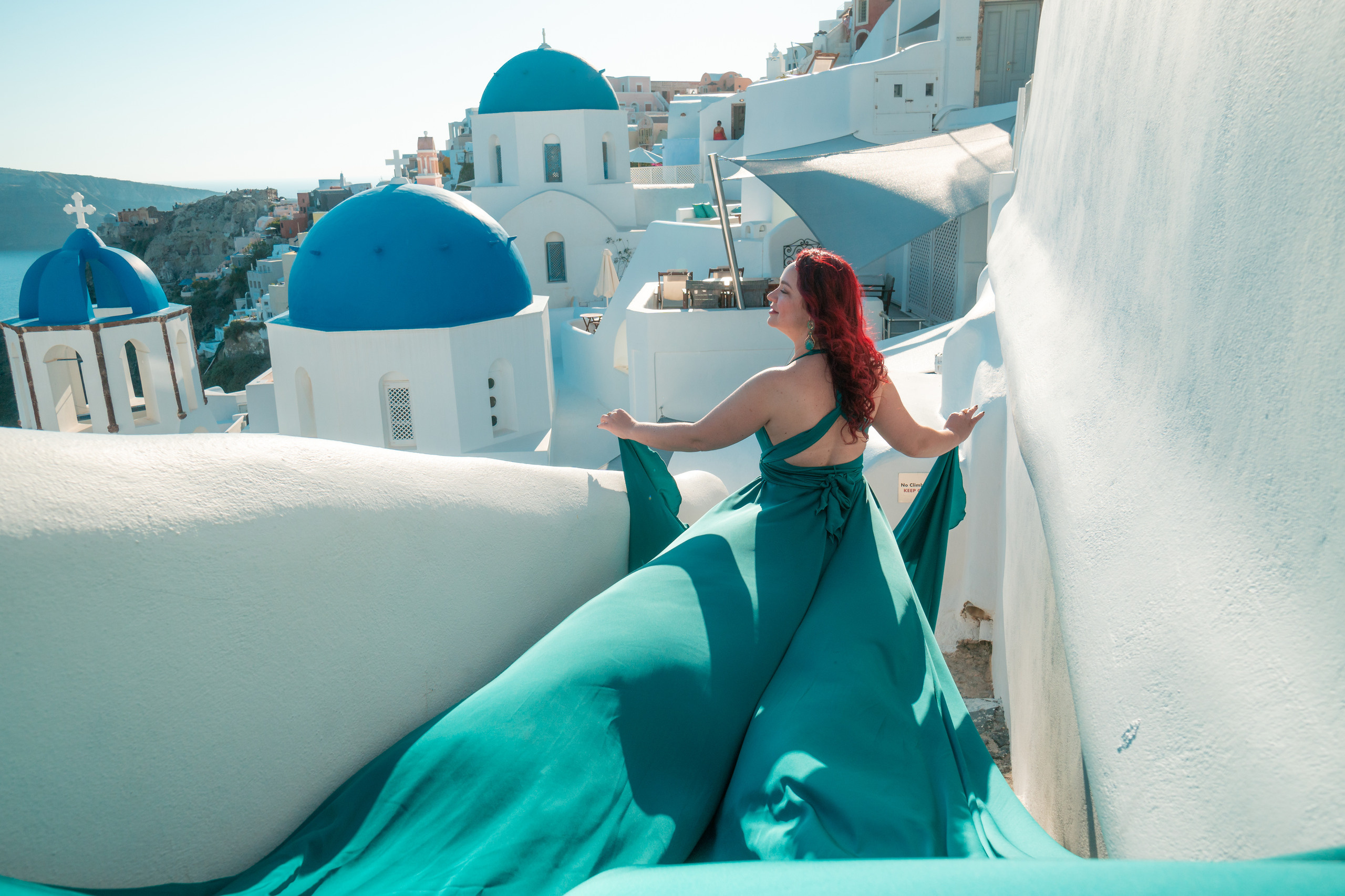 Santorini flying dress reviews photographer & Testimonials | SokoLOVE. Photographer in Santorini SokoLOVE Alex| Flying Dress Santorini