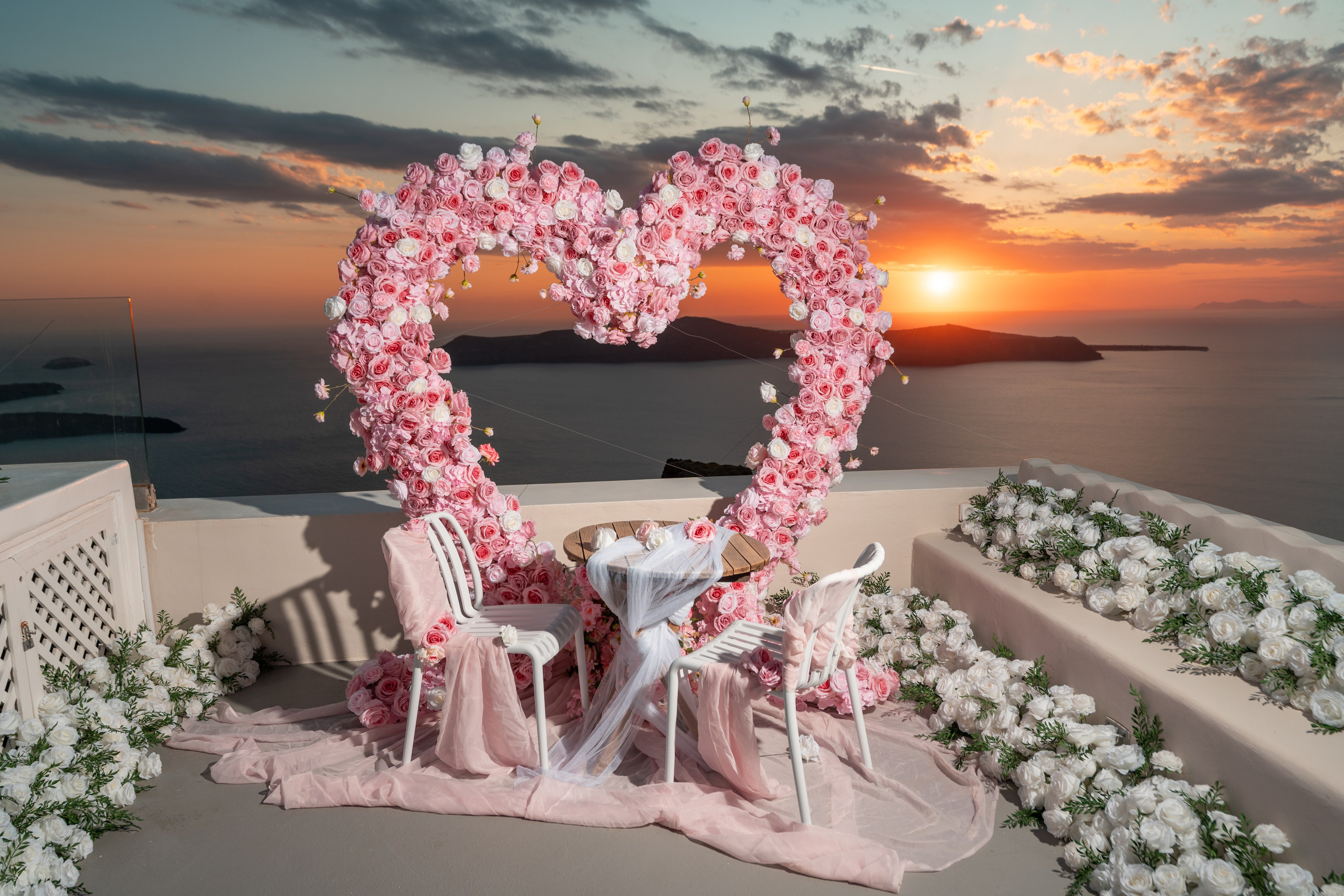 Here are SEO-optimized title and description options for a hotel focused on wedding events and proposals in Imerovigli, Santorini. Flying Dress Santorini Photographer | SokoLOVE — Book 2026