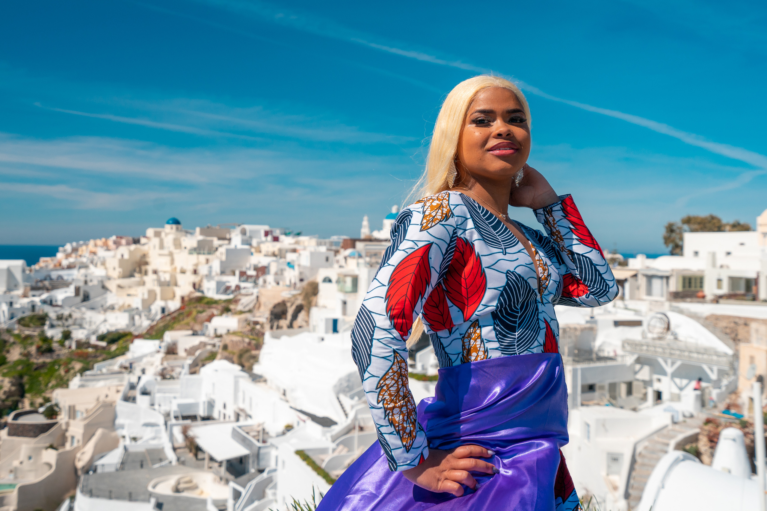 Authentic Full Photo Shoot – No Photoshop, 2020 Edition. Photographer in Santorini SokoLOVE Alex| Flying Dress Santorini