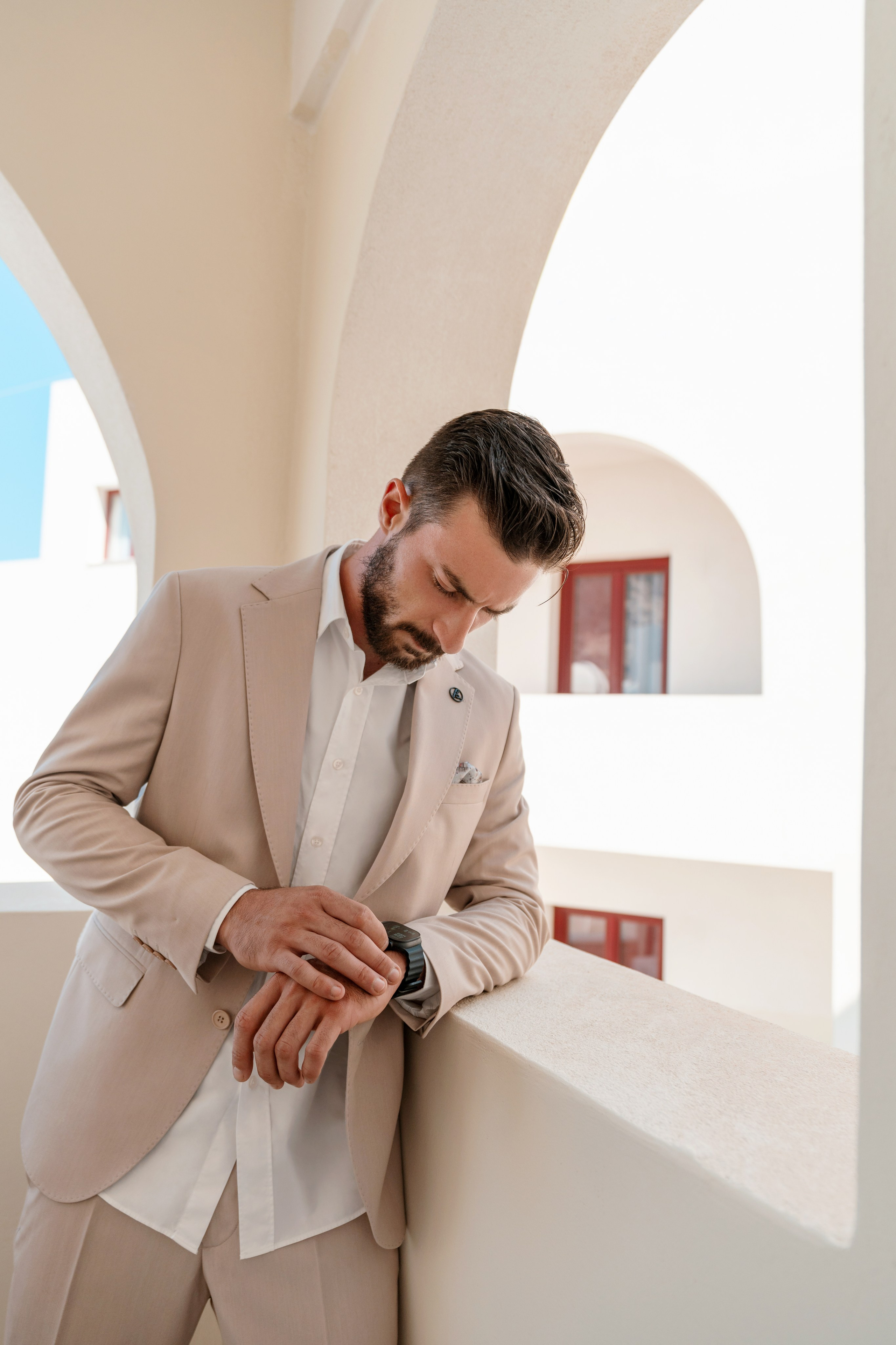 Santorini Wedding Photographer & Drone Video | Alex Sokolove 2026. Flying Dress Santorini Photographer | SokoLOVE — Book 2026